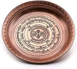 Amazon.com: Copper Offering Bowl Plate for Altars, Rituals, Incense ...