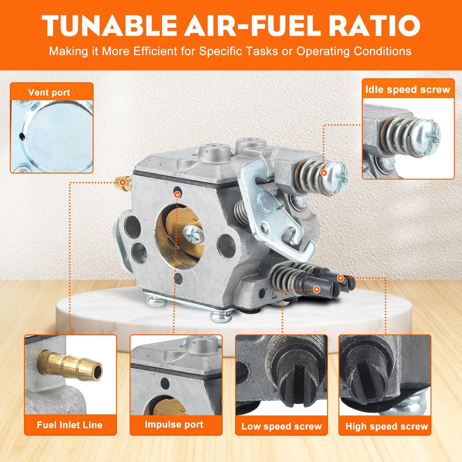 Amazon.com: Hipa 55 51 Carburetor for Husqvarna 51 55 Rancher