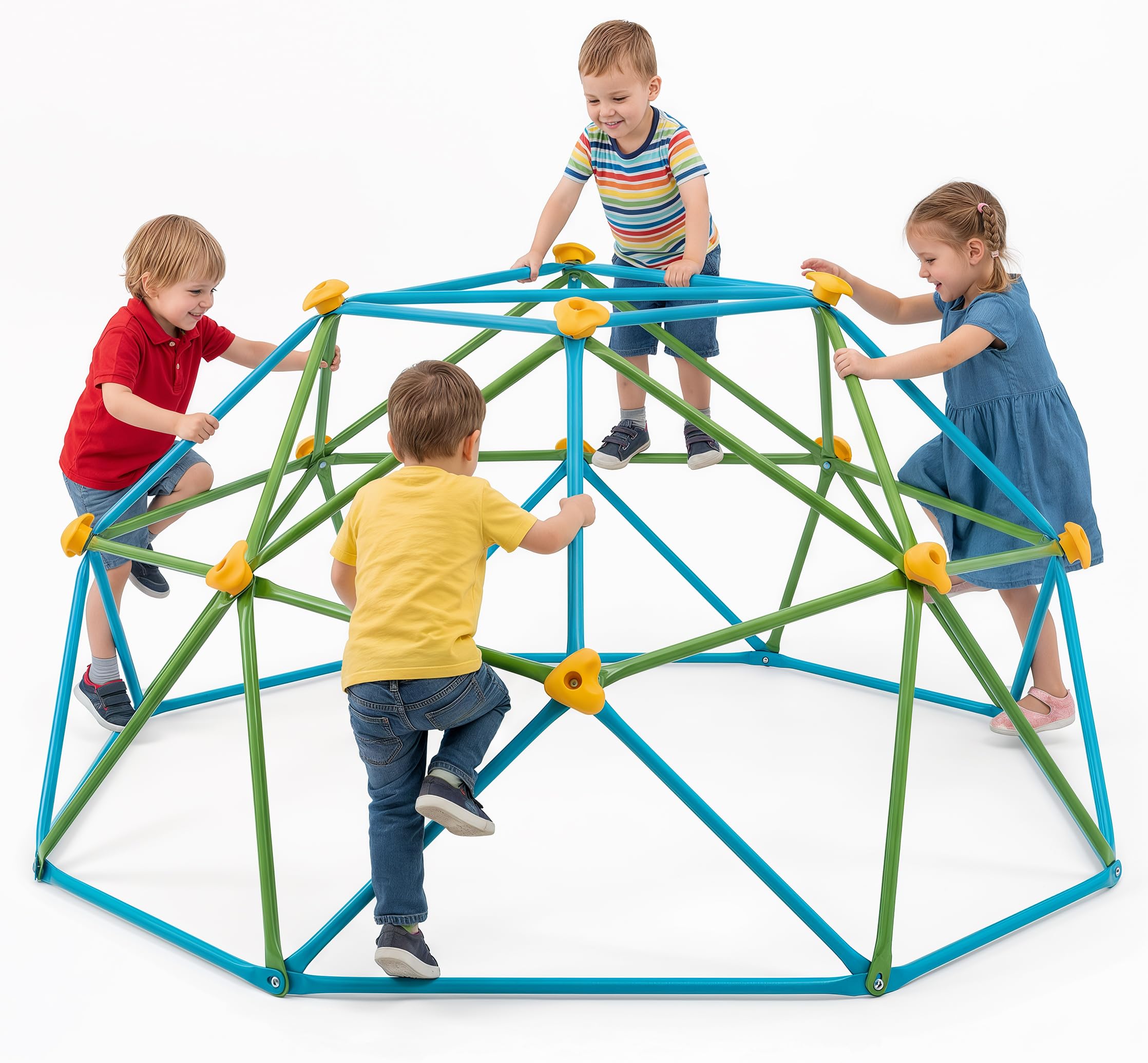 Hurtle 6ft Climbing Dome for Kids, Sturdy Steel Dome Climber, Outdoor Backyard Jungle Gym &amp; Monkey Bars, Fun Active Play Structure for Toddlers, Boys &amp; Girls