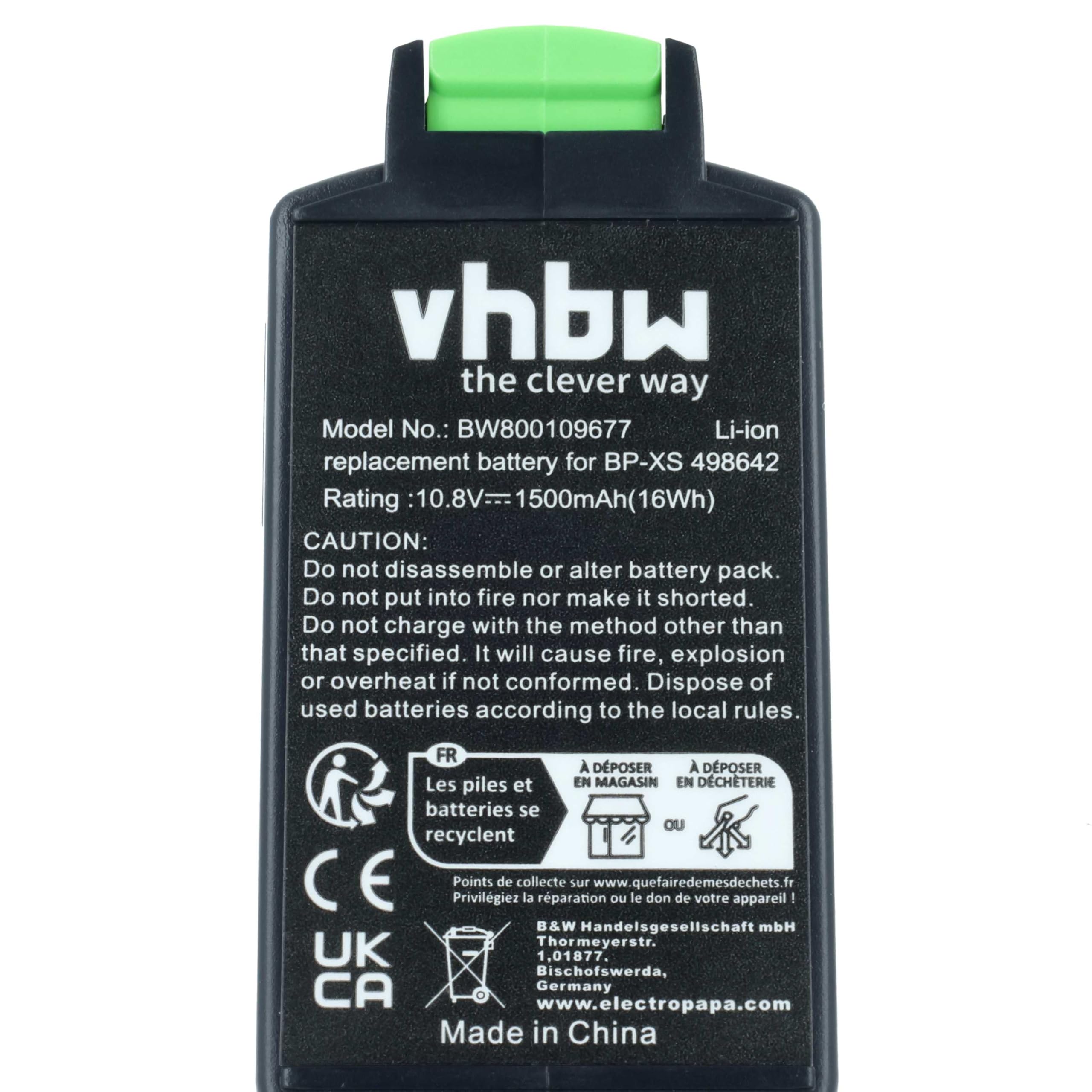 vhbw Batterie Compatible avec Festool CXS