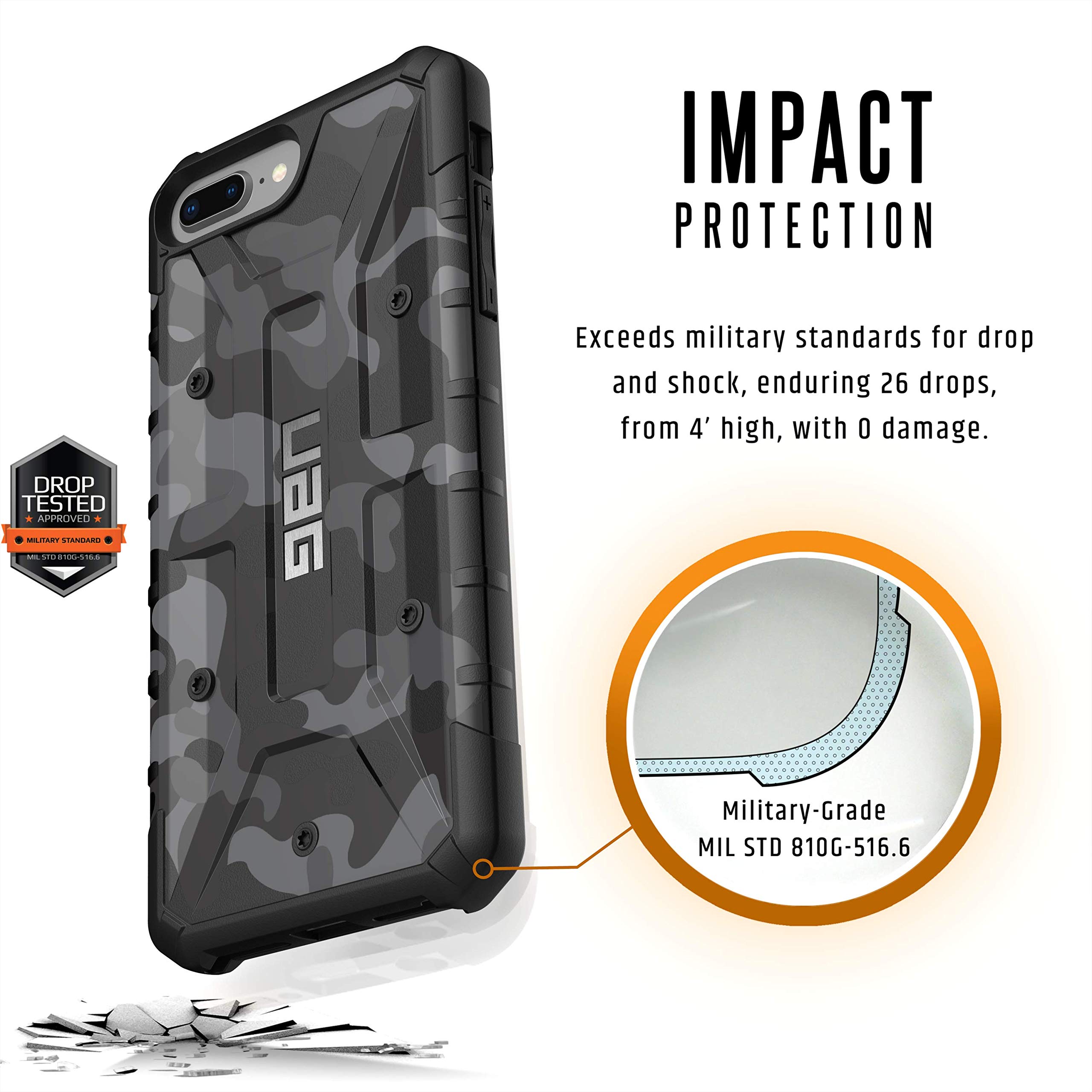 iPhone8 ブラック Amazon.co.jp: URBAN ARMOR GEAR [UAG] iPhone 8 Plus/iPhone 7