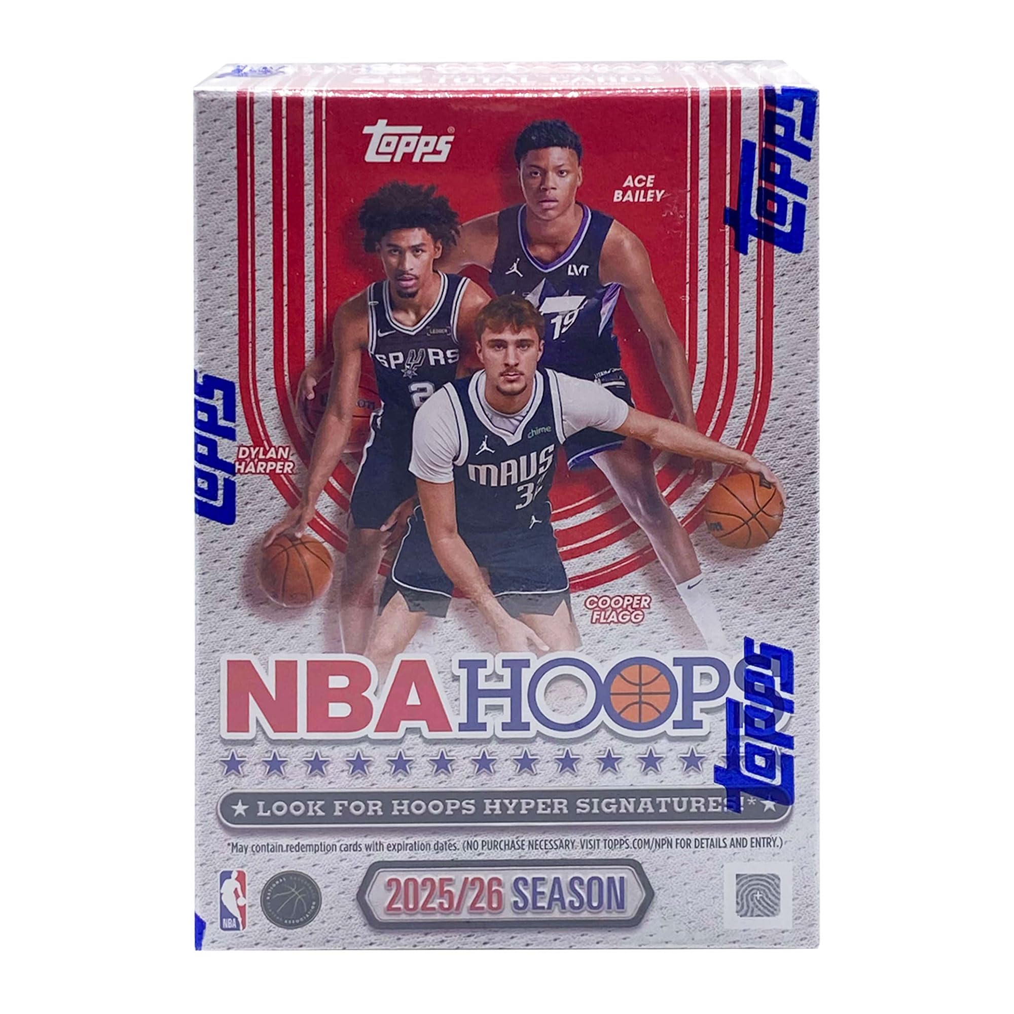 Topps Hoops 2025 2026 Value Box Basketball NBA & Card Up Sleeve