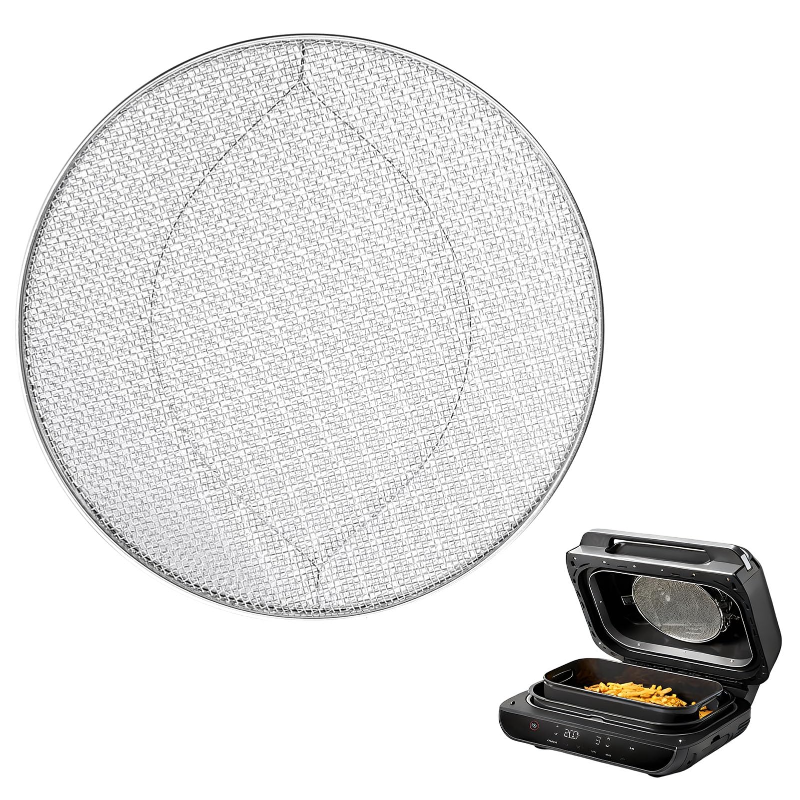 Stainless Steel Splatter Shield for Ninja Foodi Max AG551UK Splatter Guard