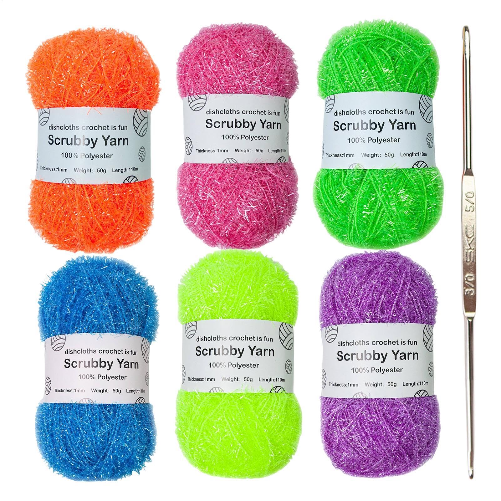 Hilo Scrubby para platos que elimina grasa en toallas de cocina