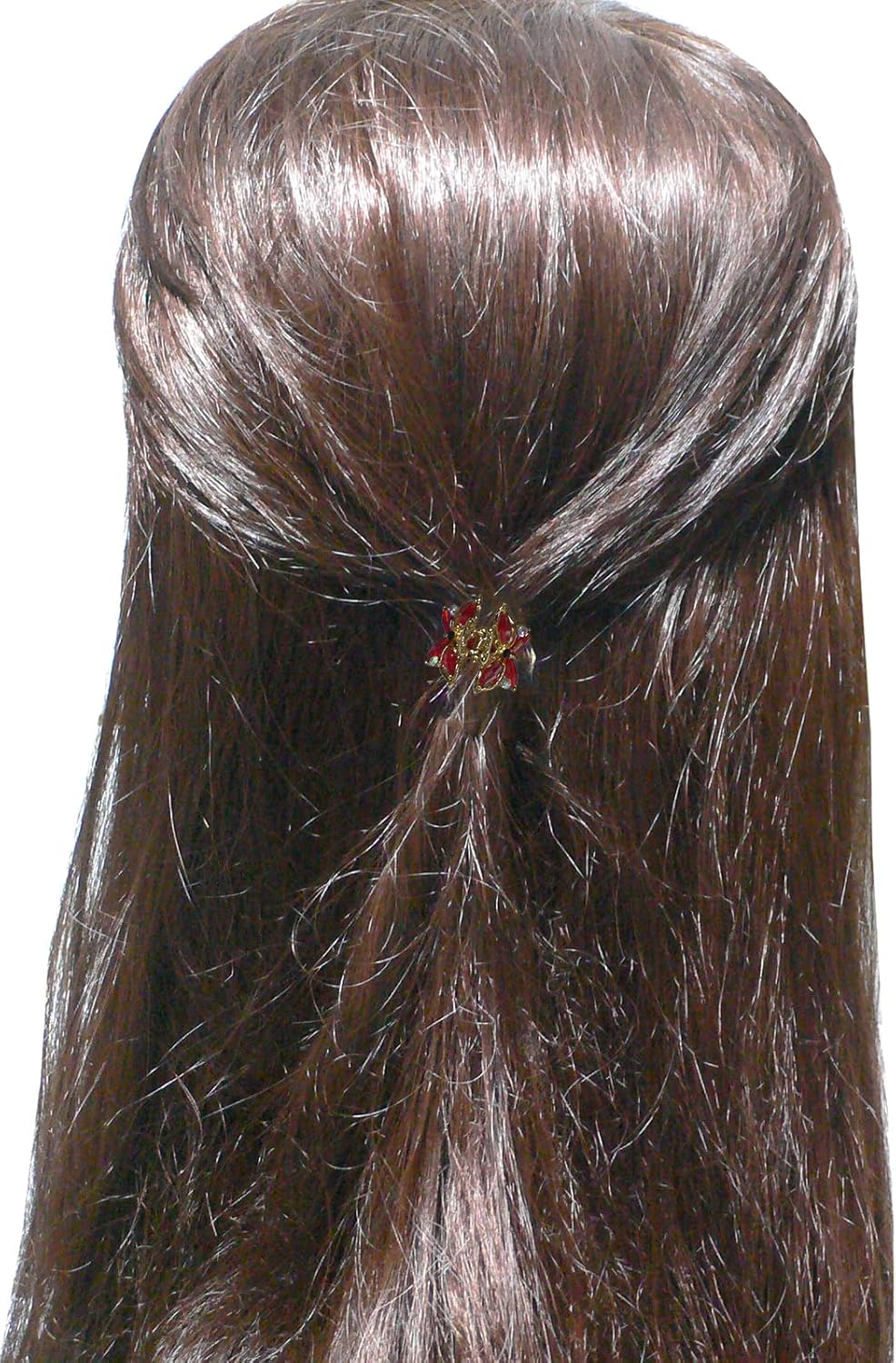 2 Set of 8 16 Count JCGY Mini Hair Claws Butterfly Metal Claw Clips Gold Tone Women Girls U86425-2434-8-2