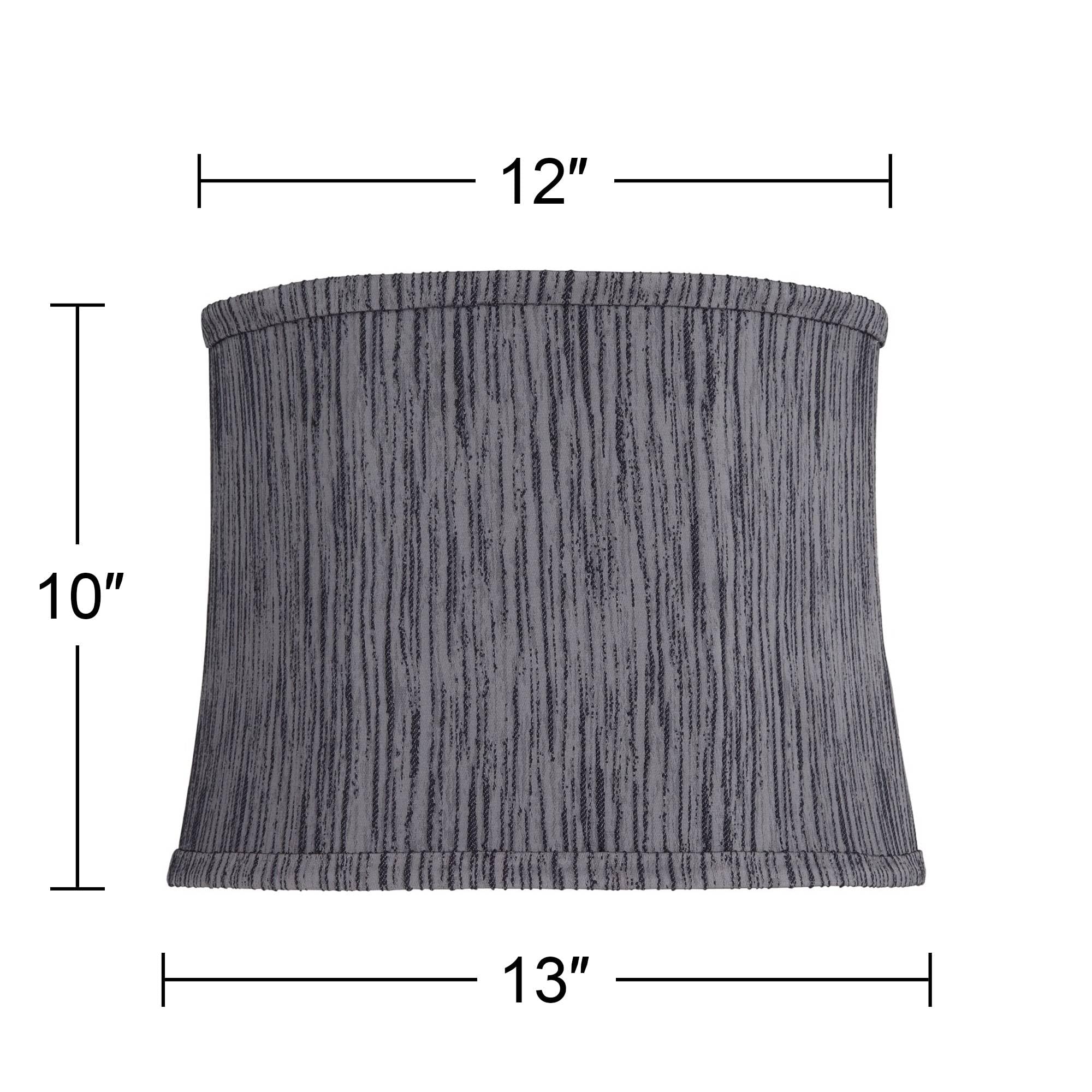Lamp Shade Replacement Springcrest Kensing Gray Drum Lamp Shade ...