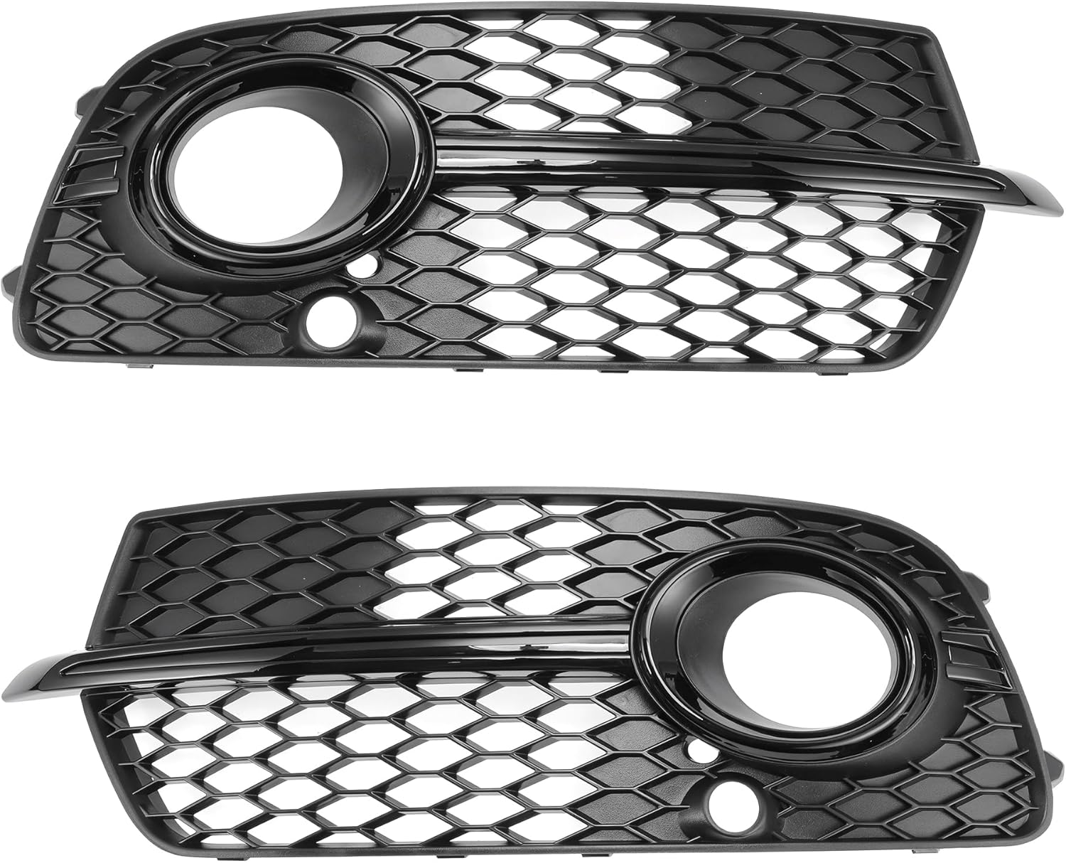 acropix fog light grill front lower bumper fog light cover inserts for audi q5 s-line 2013-2017 no.8r0807681s/8r0807682n durable front left right