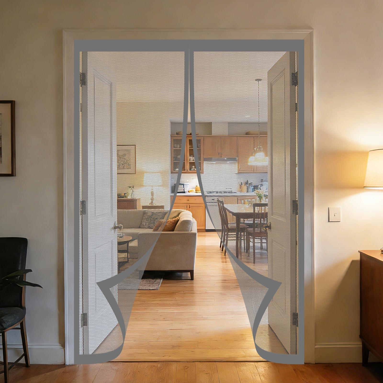 Moustiquaire porte 160x230 sans percer pour stopper les moustiques