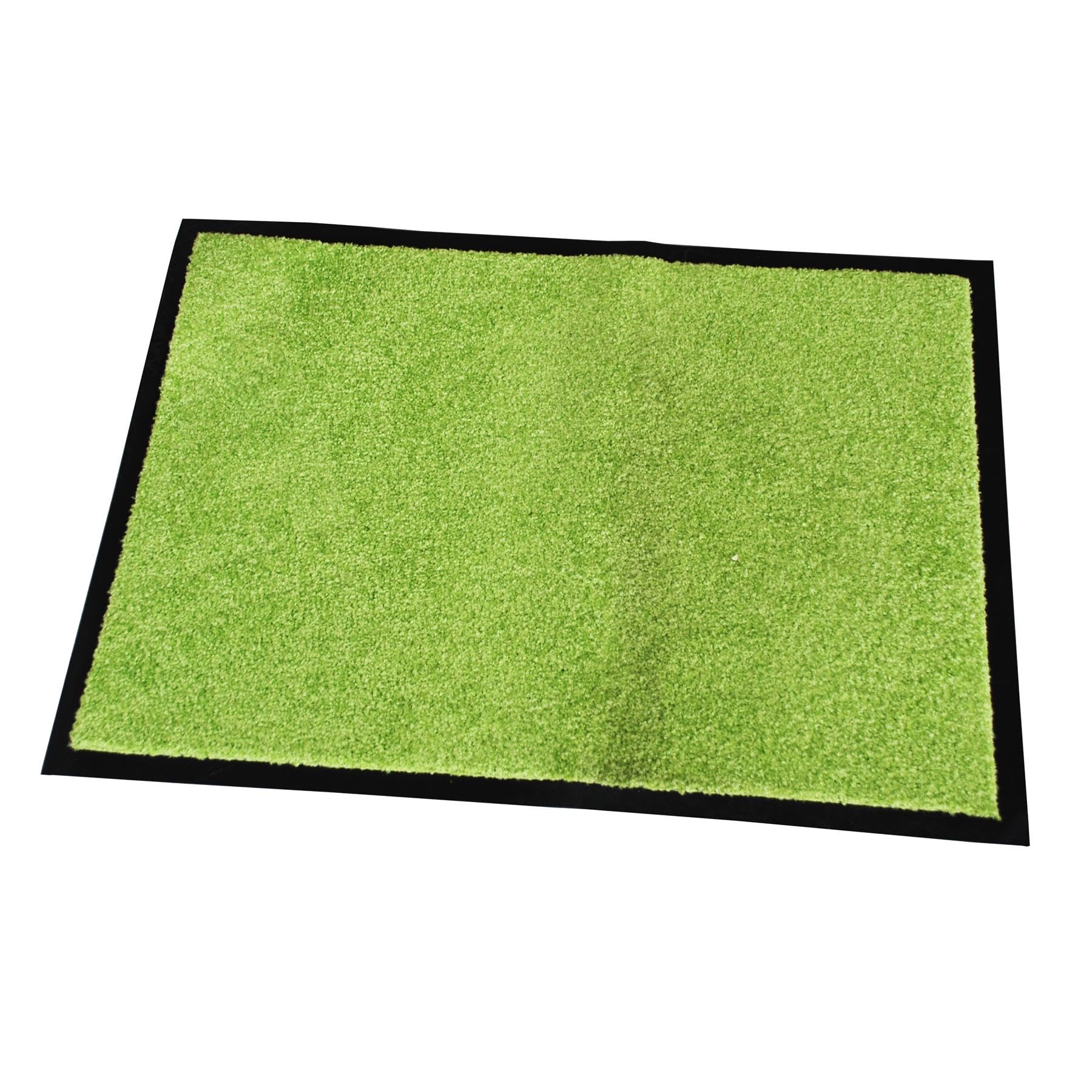 simpa Durable Rubber Backed Anti Slip Door Mats 60 x 80cm - Lime Green