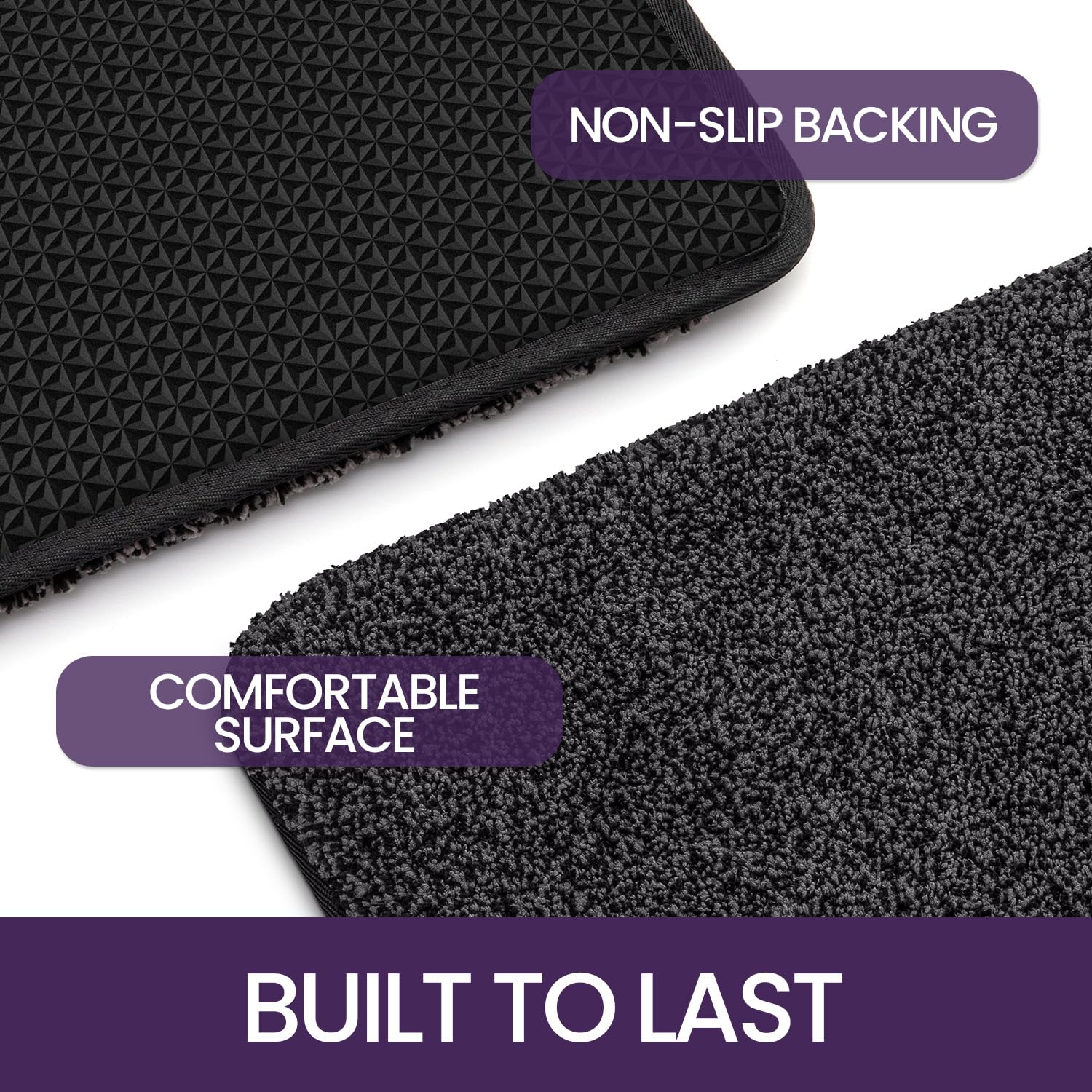 DEXI Dirt Trapper Door Mat Indoor, Non-slip Doormats Inside, Machine Washable - Image 4
