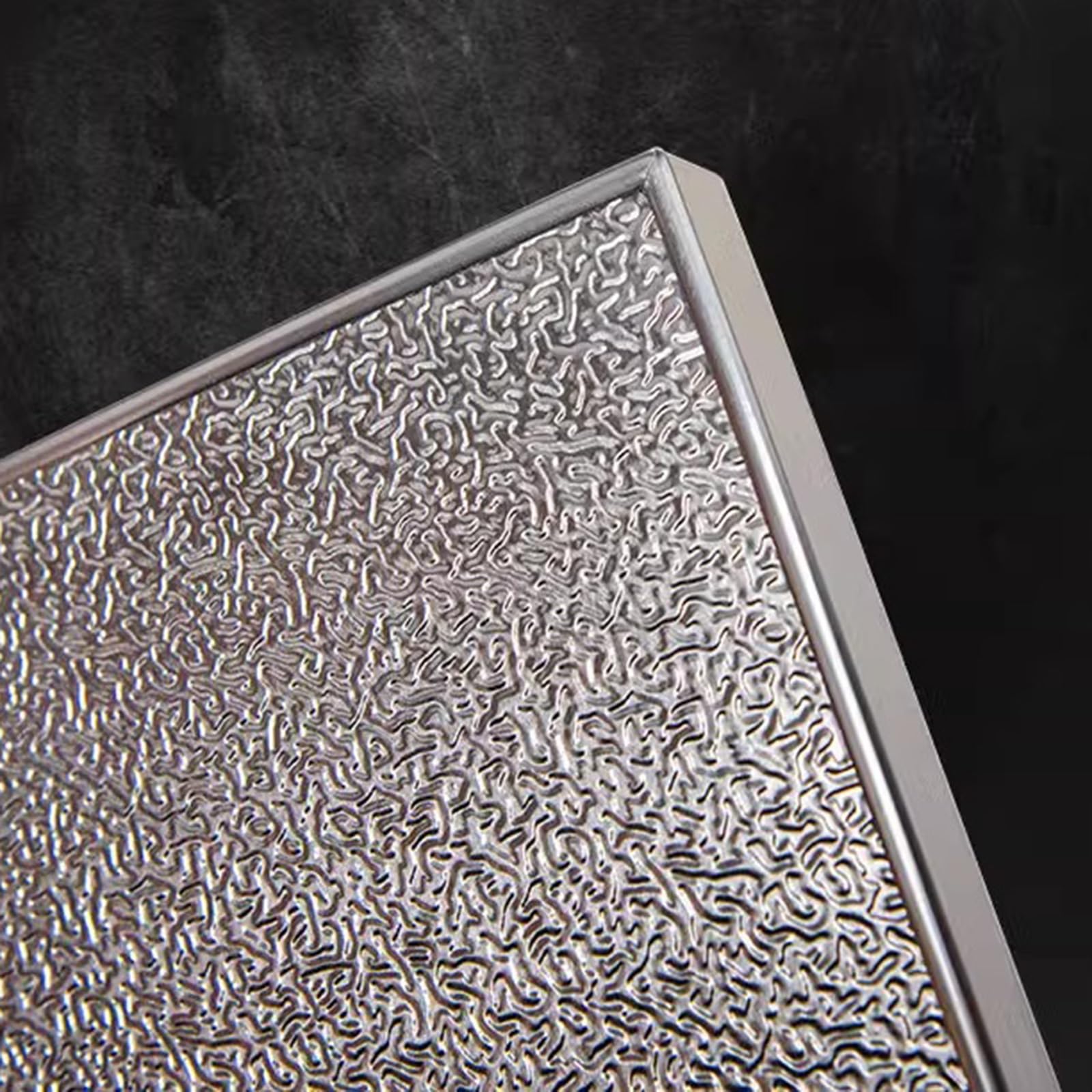 Tablero de aluminio con protección contra el calor, escudo térmico magnético para refrigerador, chimenea, protección de cocina, tamaño de 24 x 24 pulgadas