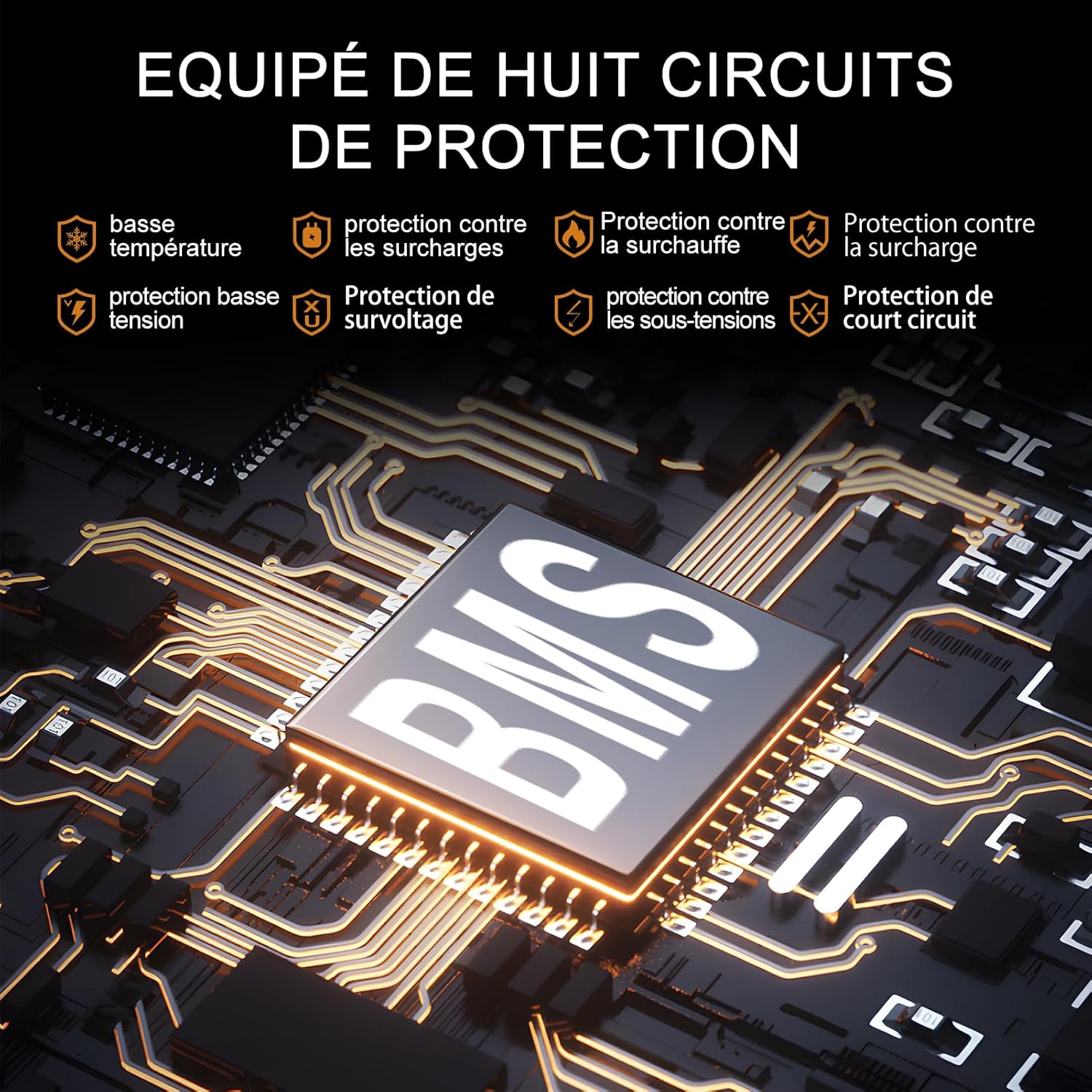 Diagram of BMS protection circuits