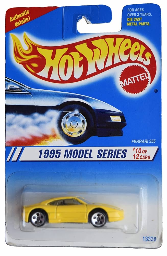 Amazon.com: Hot Wheels Ferrari 355, 1995 Model Series 10/12