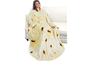 Catalonia Burrito Wearable Blanket with Sleeves and Pocket: The Ultimate Hot Cheeto Snuggle Haven