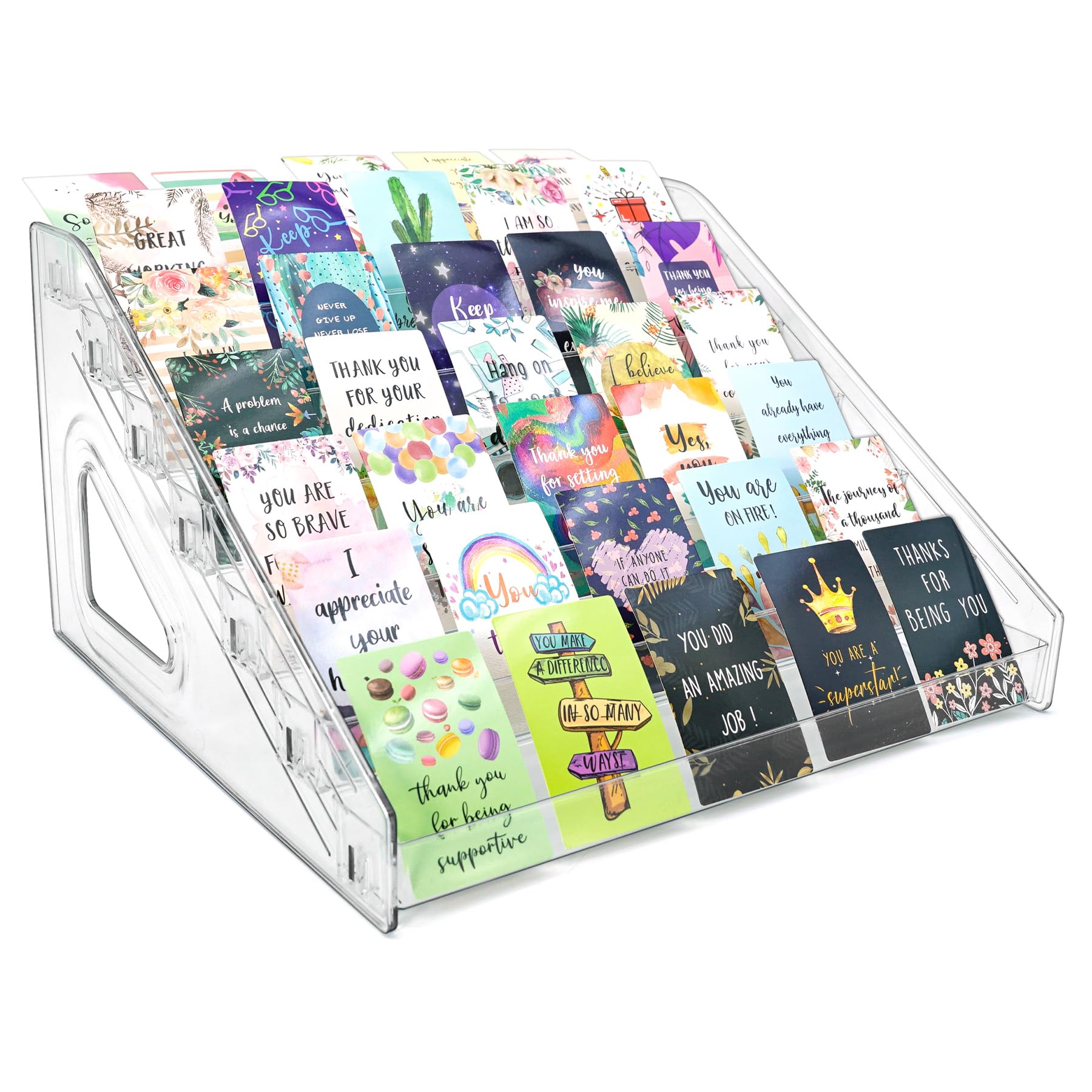 Amazon.com: Philbinden 7 Tier Acrylic Card Display Stand,12