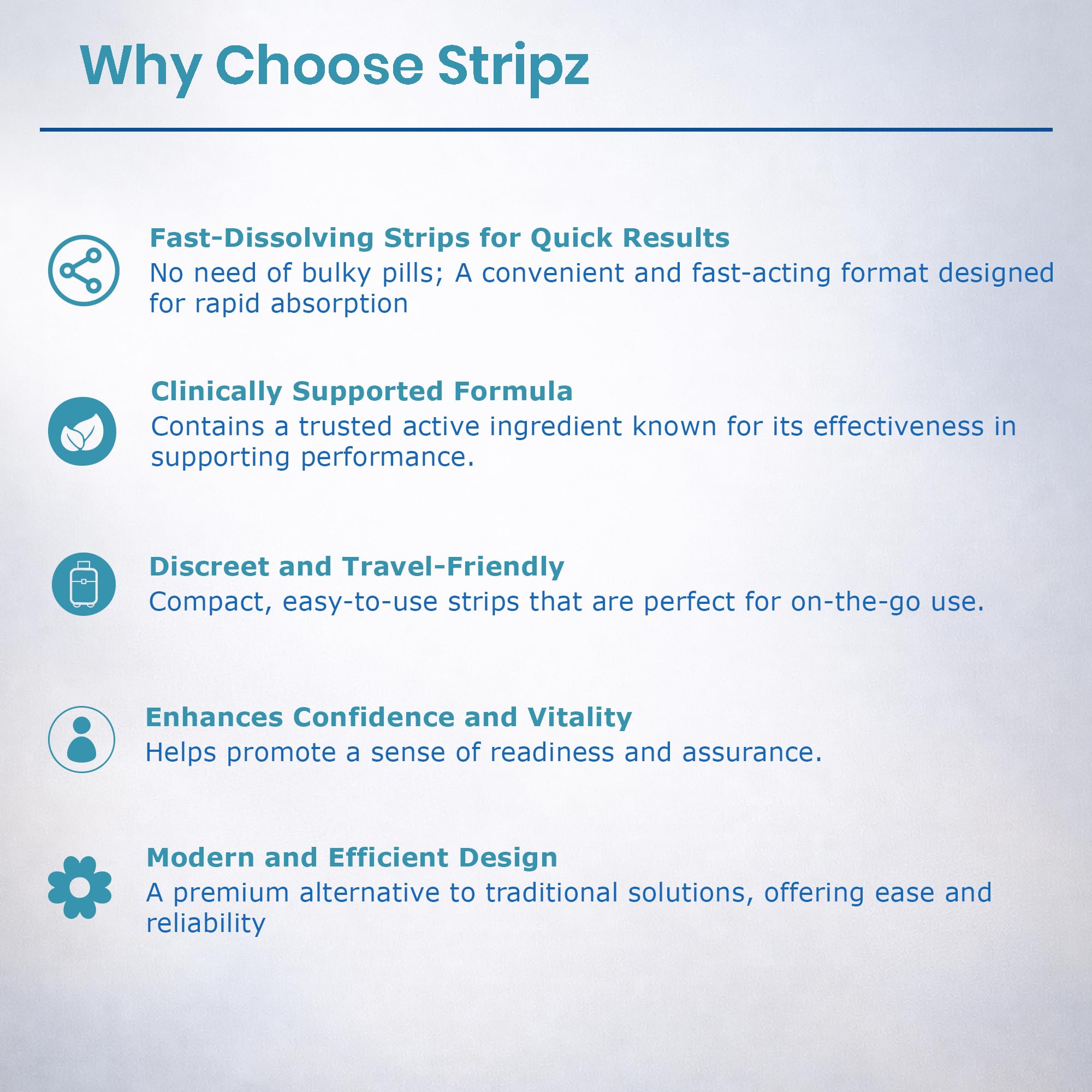 Pure Nutrition Perform Pro Stripz 20mg Support Supplement for Men | Supports Energy, Vitality & Stamina | Sugar Free Peppermint Oral Strips | 10 Strips — Amazon image 4
