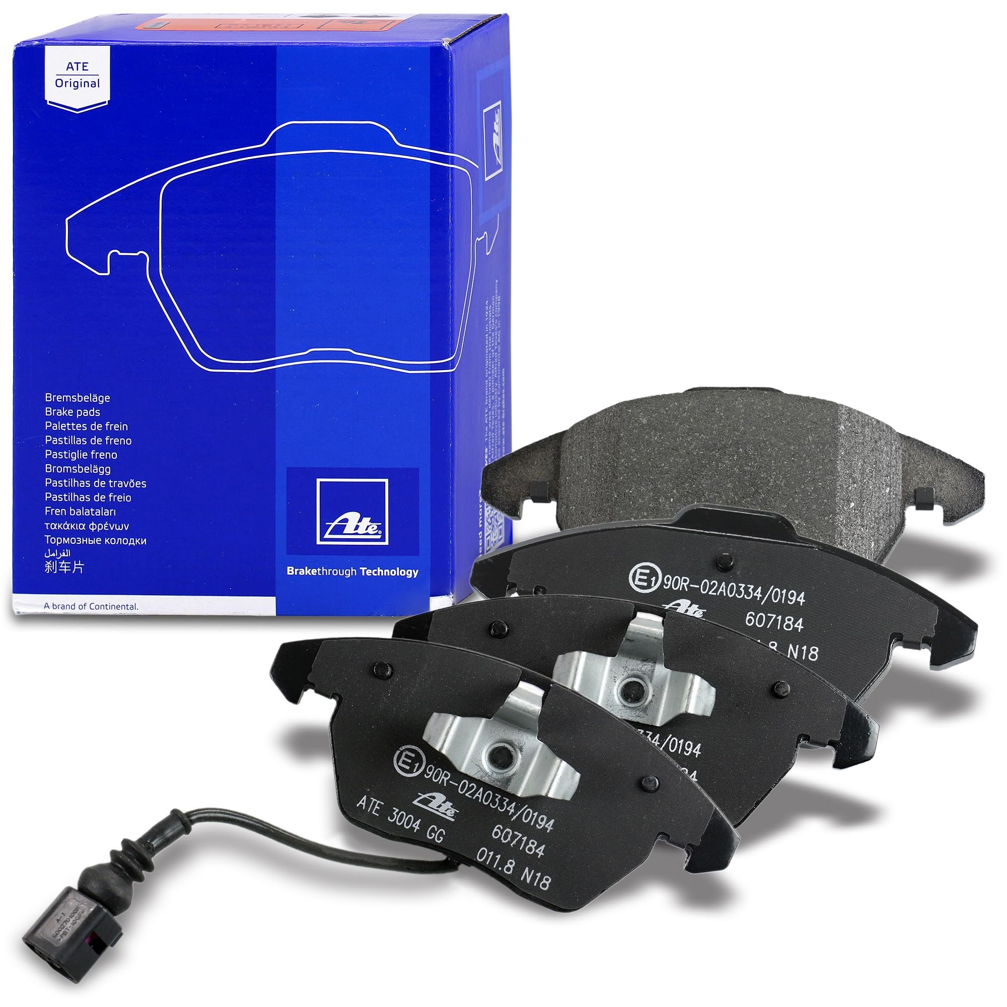 ATE Set di freni +dischi freno anteriori ¯ 288mm ventilati +posteriori ¯ 230mm pieni e pastiglie freno anteriori +posteriori Compatibile con AUDI A1, SEAT IBIZA, SKODA FABIA, ROOMSTER, VW POLO