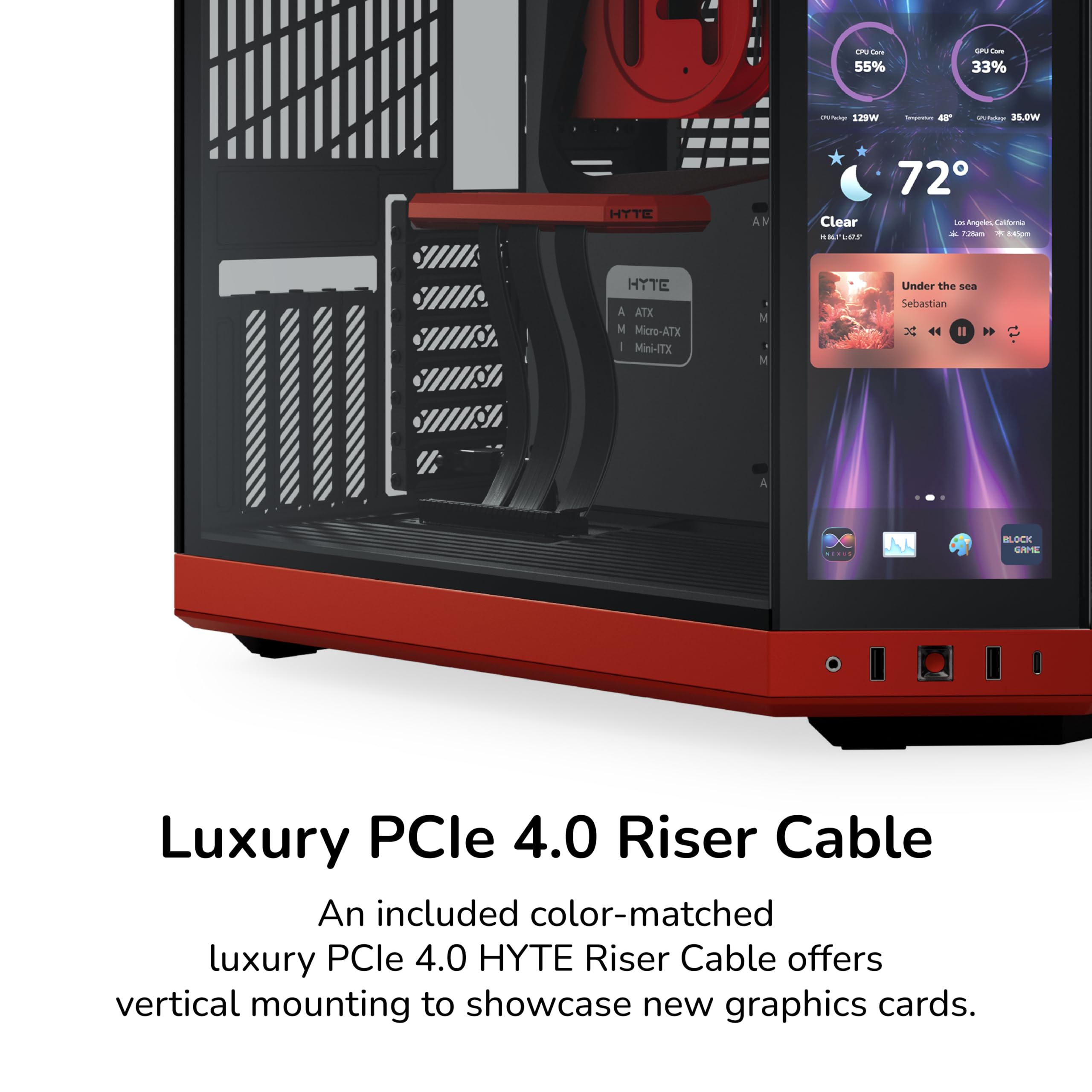 Amazon | HYTE Y70 Touch Infinite デュアルチャンバー ATX Amazon | HYTE Y70 Touch Infinite デュアルチャンバー ATX