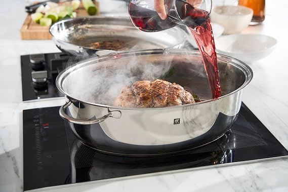Twin 40993-000-0 Plus Multi-Purpose Roasting Dish Suitable for Induction Cookers Diameter: 38 cm