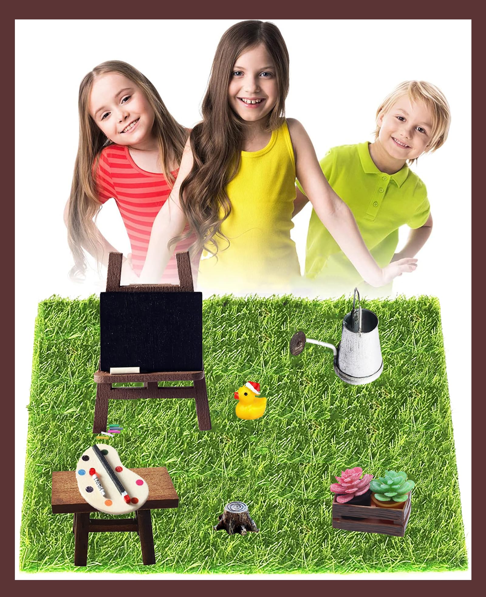 Miniatur Wichtel Zubehör Set Für Puppenhaus & Wichteltür – DIY Staffelei & Deko Im 1/12 Maßstab