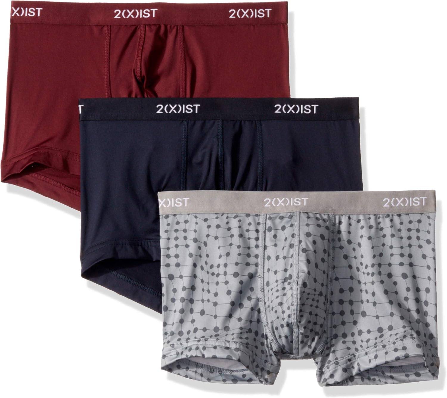 2(X)IST Men's Micro Speed Dri No Show Trunk 3-Pack