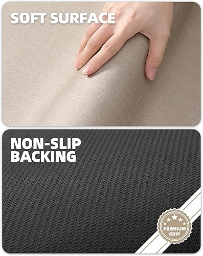 Miniatura 3 de Color&Geometry Tapete de baño de secado rápido, antideslizante, lavable, súper absorbente, tapete de baño de perfil bajo, tapetes de baño delgados