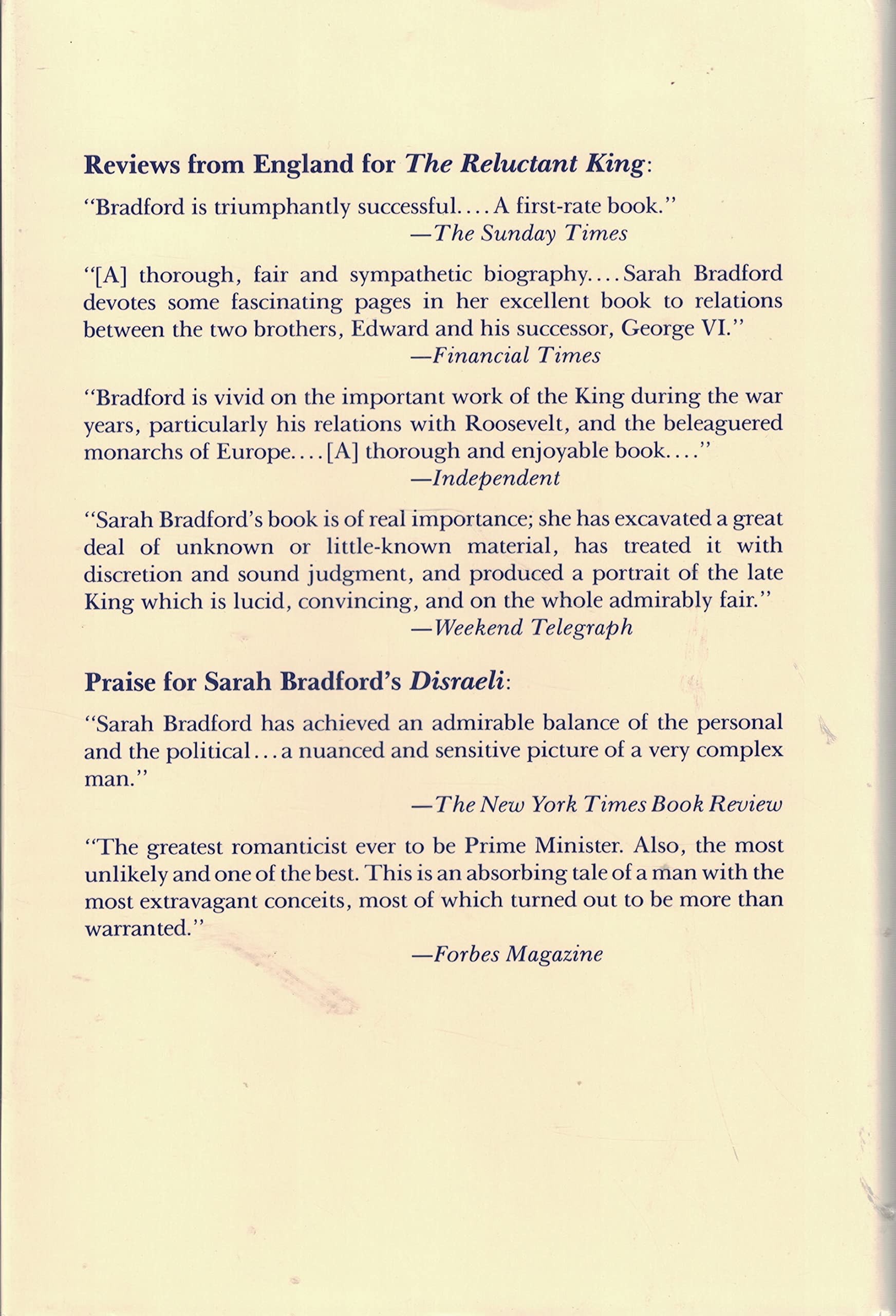 The Reluctant King: The Life and Reign of George VI, 1895-1952 Bradford, Sarah - PT01