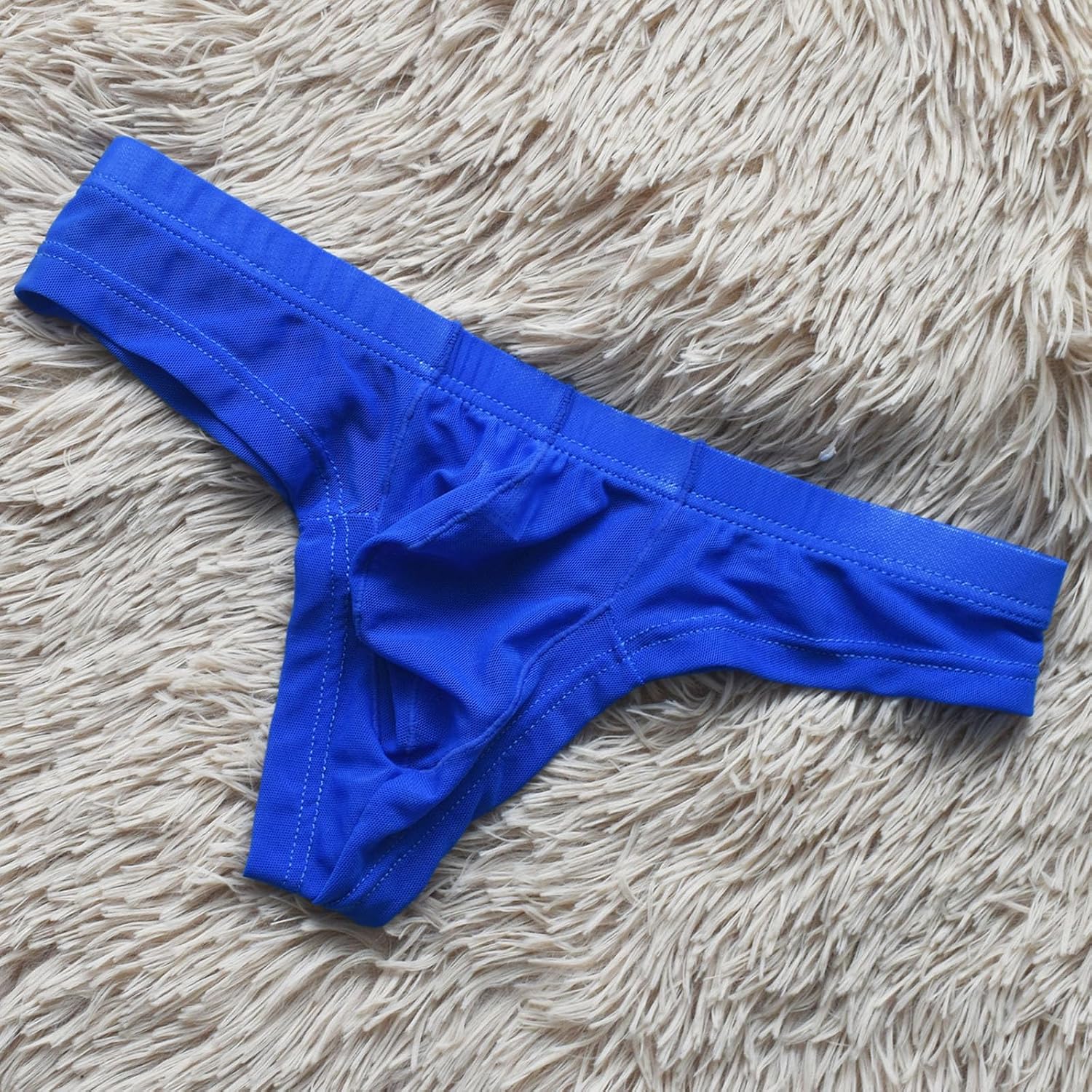 Men Tanga Briefs Low Rise Contour Pouch String Bikini Underwear