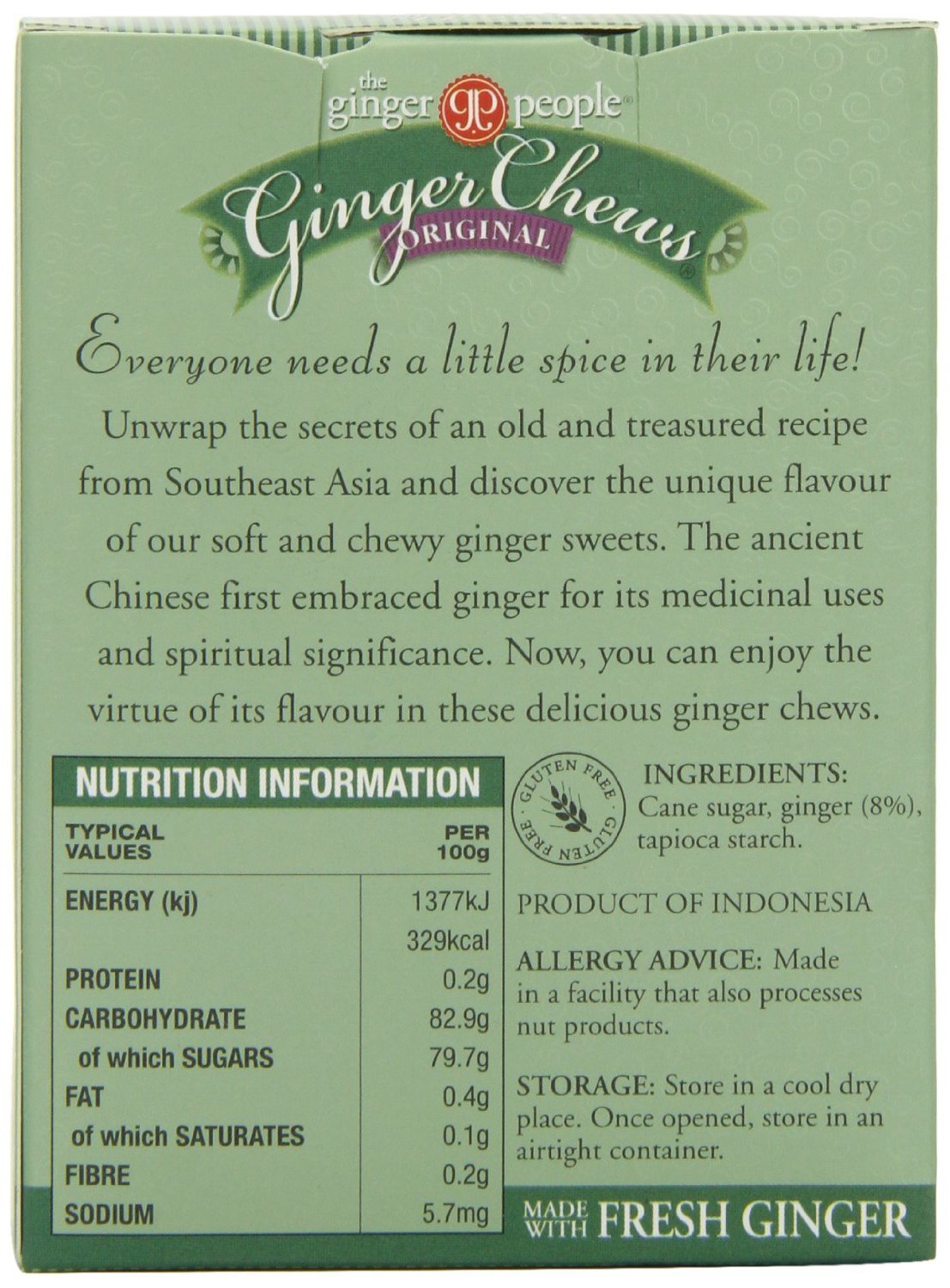 Original - Ingwer Chews (84g) 12er Packung