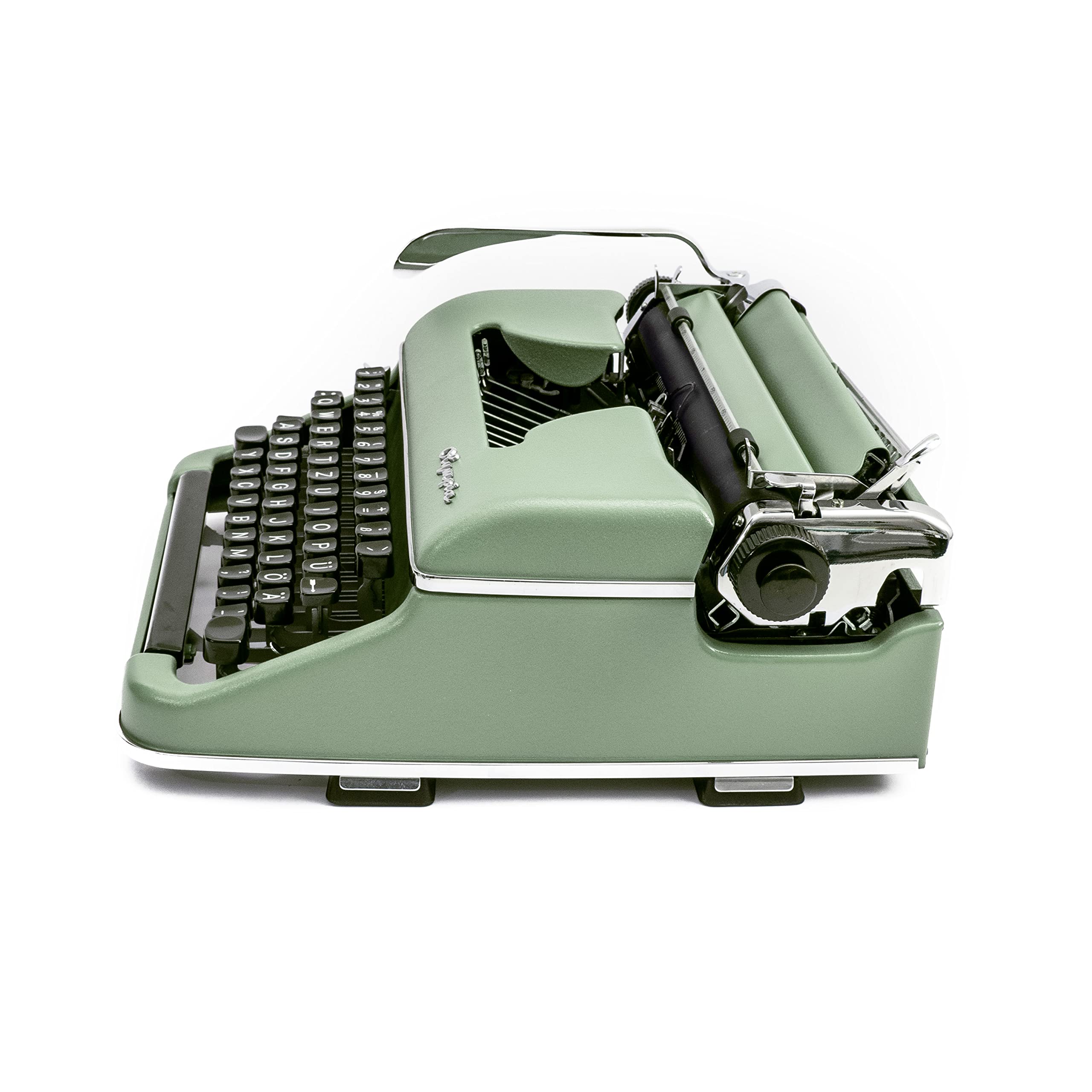 Generisch Mechanische Schreibmaschine pastellgrün - voll funktionsfähige Vintage Schreibmaschine mit neuem Farbband