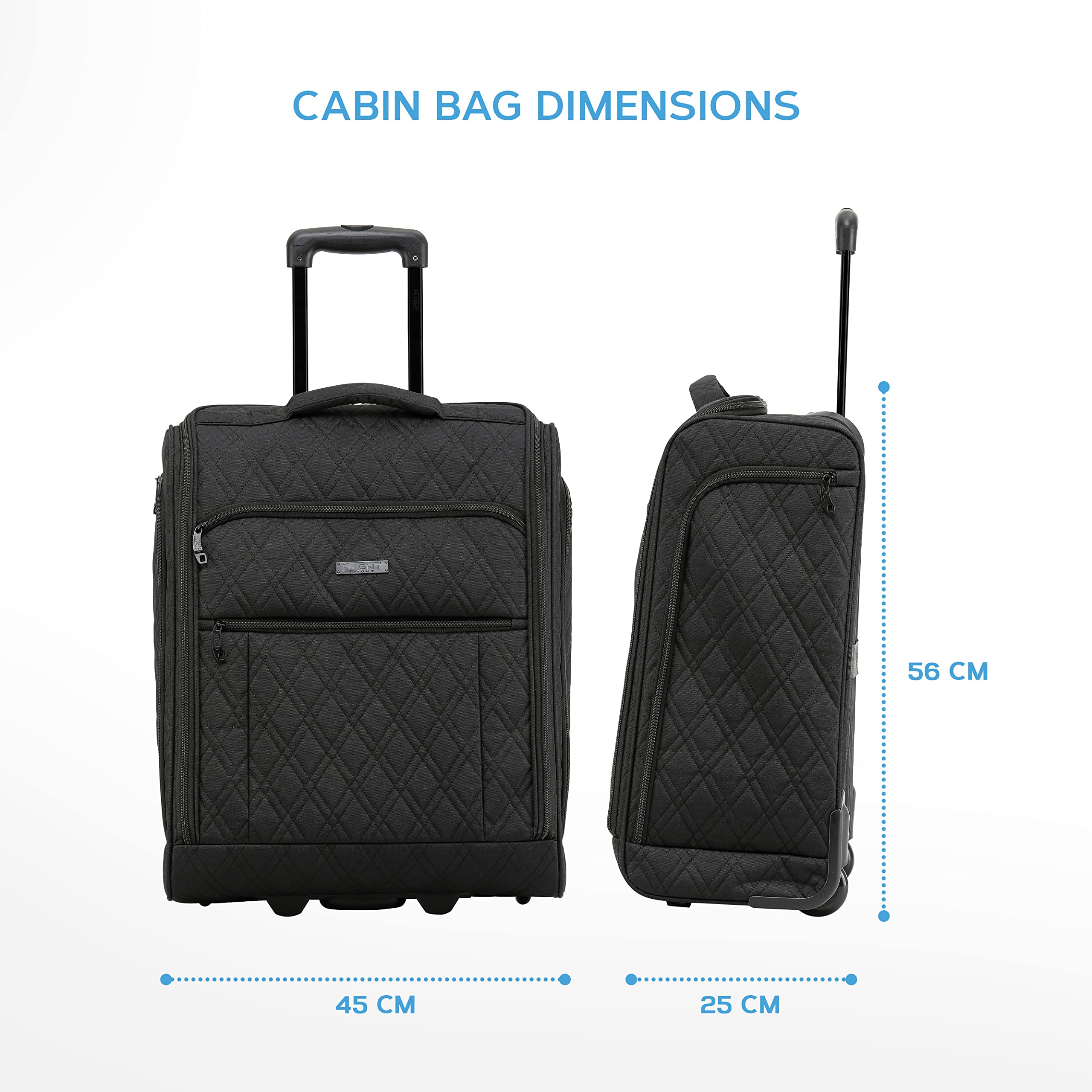 Flight Knight56x45x25cm Easyjet And British Airways Large Carry On