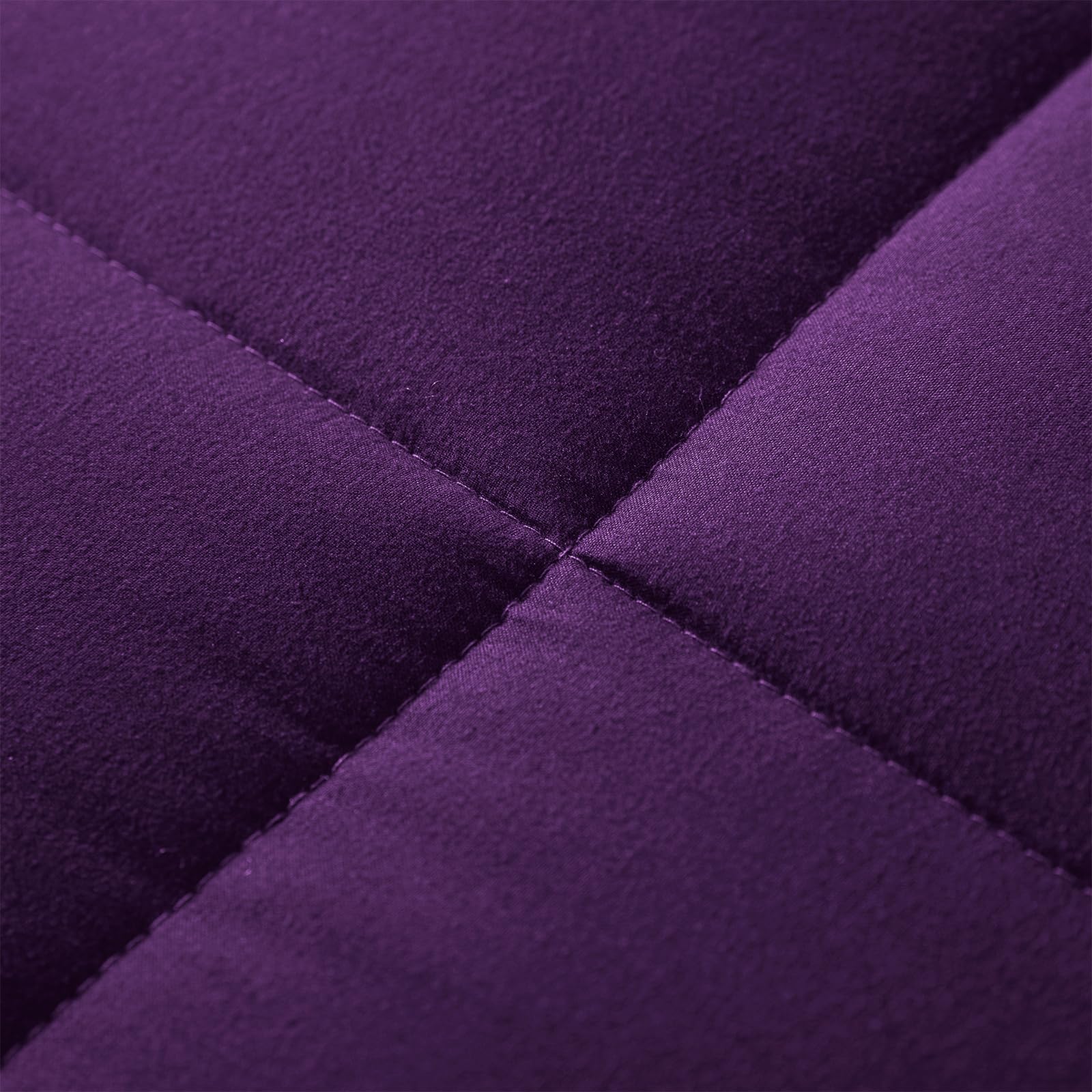 Whale Flotilla Couette Réversible pour lit 2 Personnes 220 x 240 cm | Violet, sans Housse, 300 GSM en Microfibre Matelassée, Douce et Respirante pour 4 Saisons