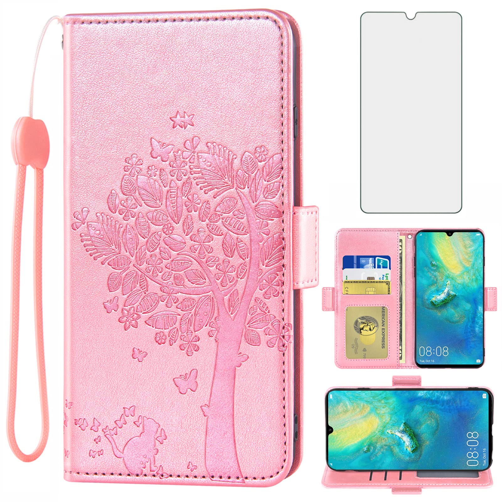 Asuwish Custodia per Huawei Mate 20 Pro, con pellicola protettiva
