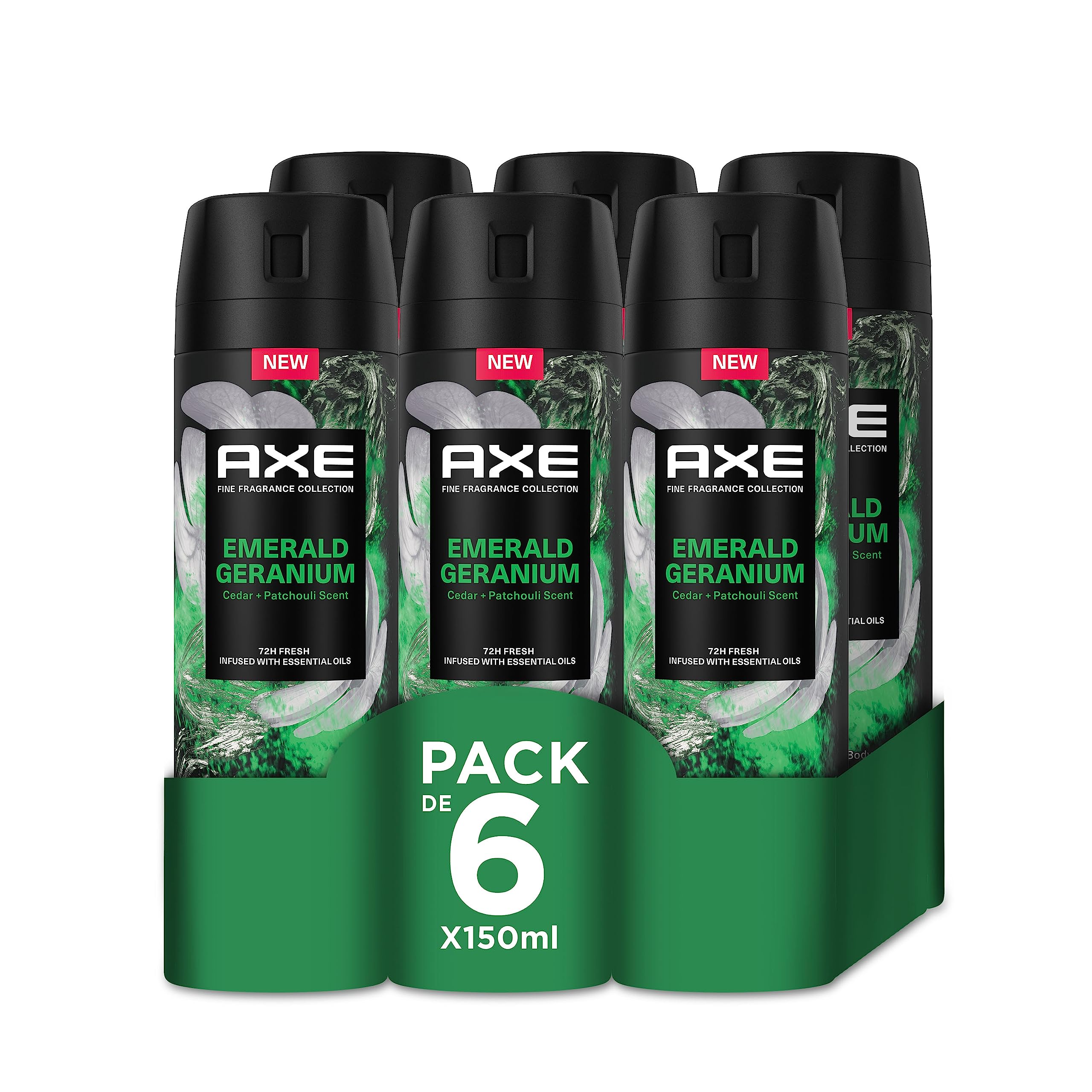 Aprovecha el Axe Pack Ahorro: Desodorante Premium para Hombre 6x150ml