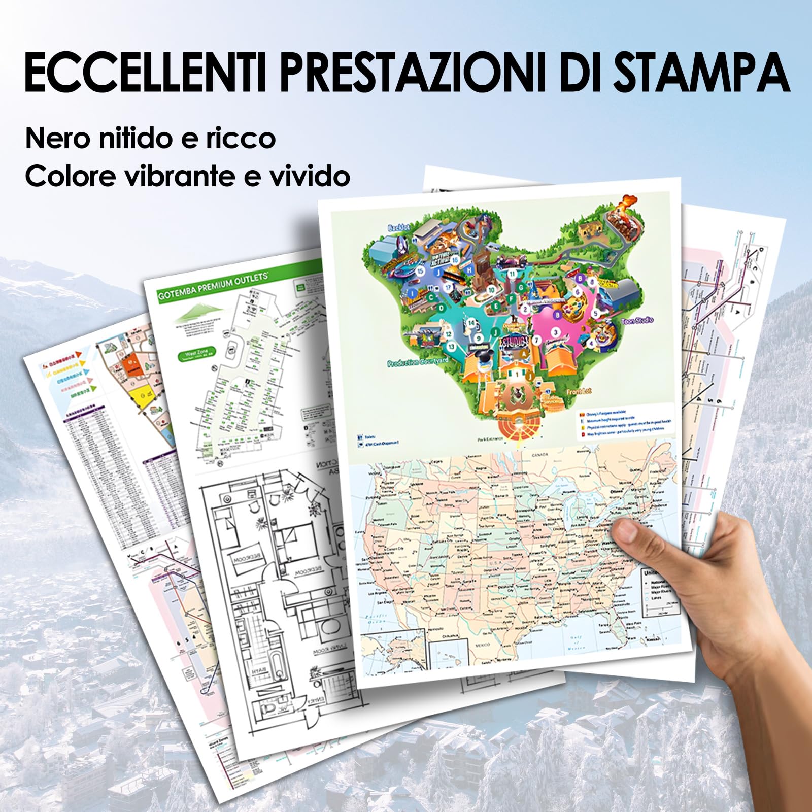 DOUBLE D 712 XL per HP 712 3ED70A 3ED71A 3ED67A 3ED68A 3ED69A Cartucce d'inchiostro Compatibile con HP DesignJet T650 T630 T230 T250 T210 (1BK/1C/1M/1Y,4 Pack)