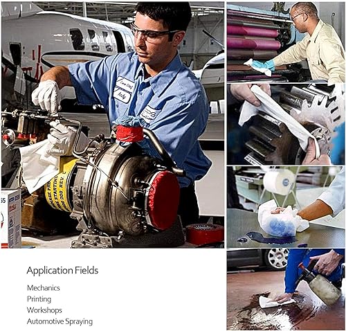 Miniatura 6 de AAWipes Toallitas desechables sin pelusa para sala limpia, mezcla de celulosapoliéster, 6 x 6 pulgadas (grado B, 56 GSM) bolsa de 300 toallitas de