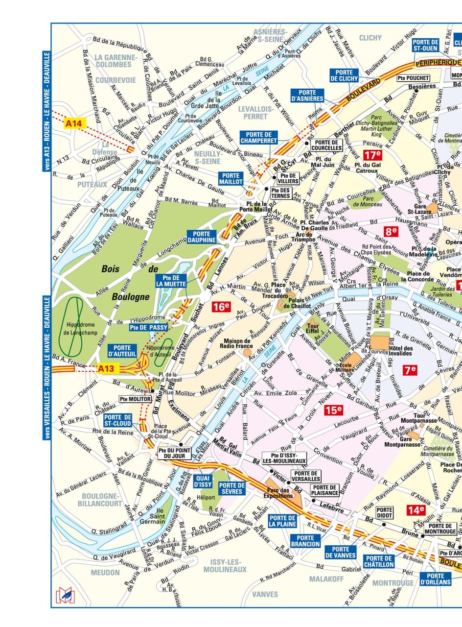 Atlas routiers : Grand Paris et Banlieue