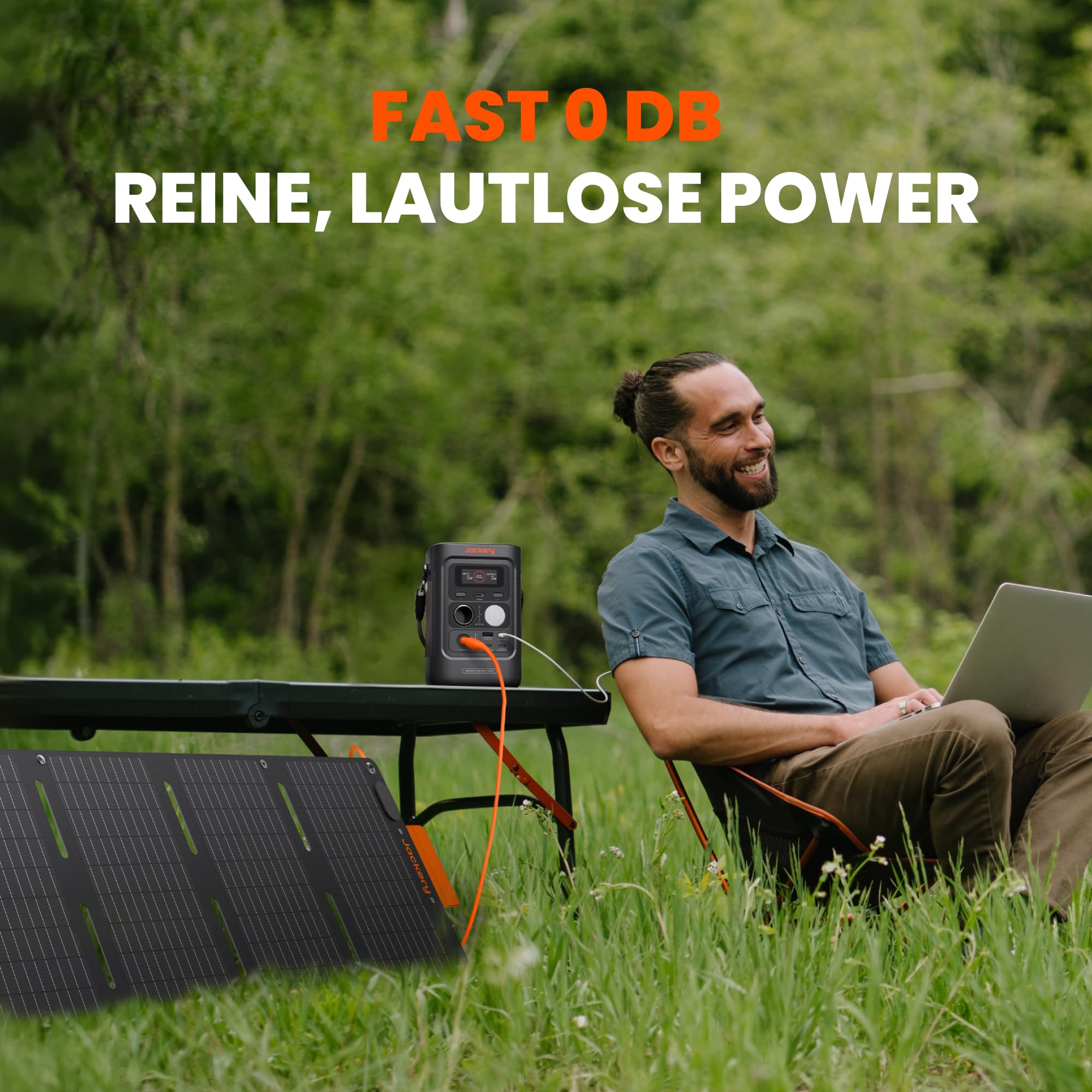 Jackery Explorer 300D Tragbare Powerstation, 288Wh LFP-Batterie, 300W DC Power, 2x USB-C bis 140W, leichter & kompakter Solargenerator für Camping, Reisen & Wohnmobile