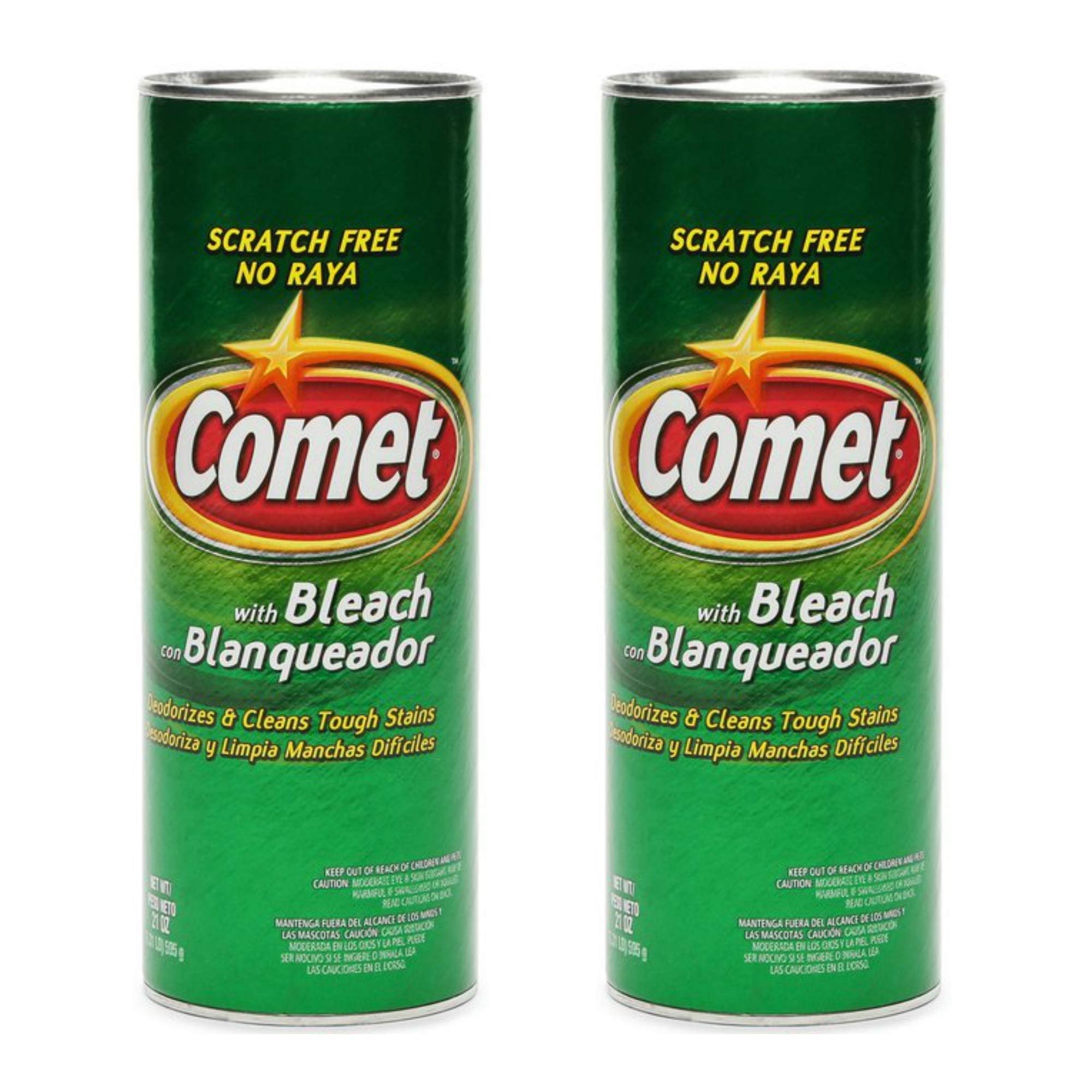 Comet Cleaner Total Kitchen and Bathroom Cleaner Kit Two 21 Oz Canisters Comet Cleanser Powder