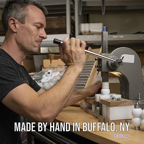 Miniatura 4 de Frasco de golf hecho de pelotas de golf reales en funda de regalo, llavero y mosquetón para fijar a accesorios de bolsa de golf, el mejor regalo de