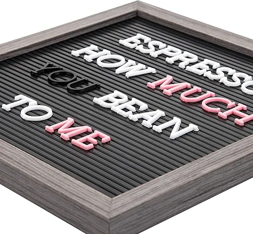 Miniatura 3 de Veskaoty - Letras de 1 pulgada para tablero de letras de fieltro, 188 piezas, incluyendo letras, números y símbolos para tablero de letras de