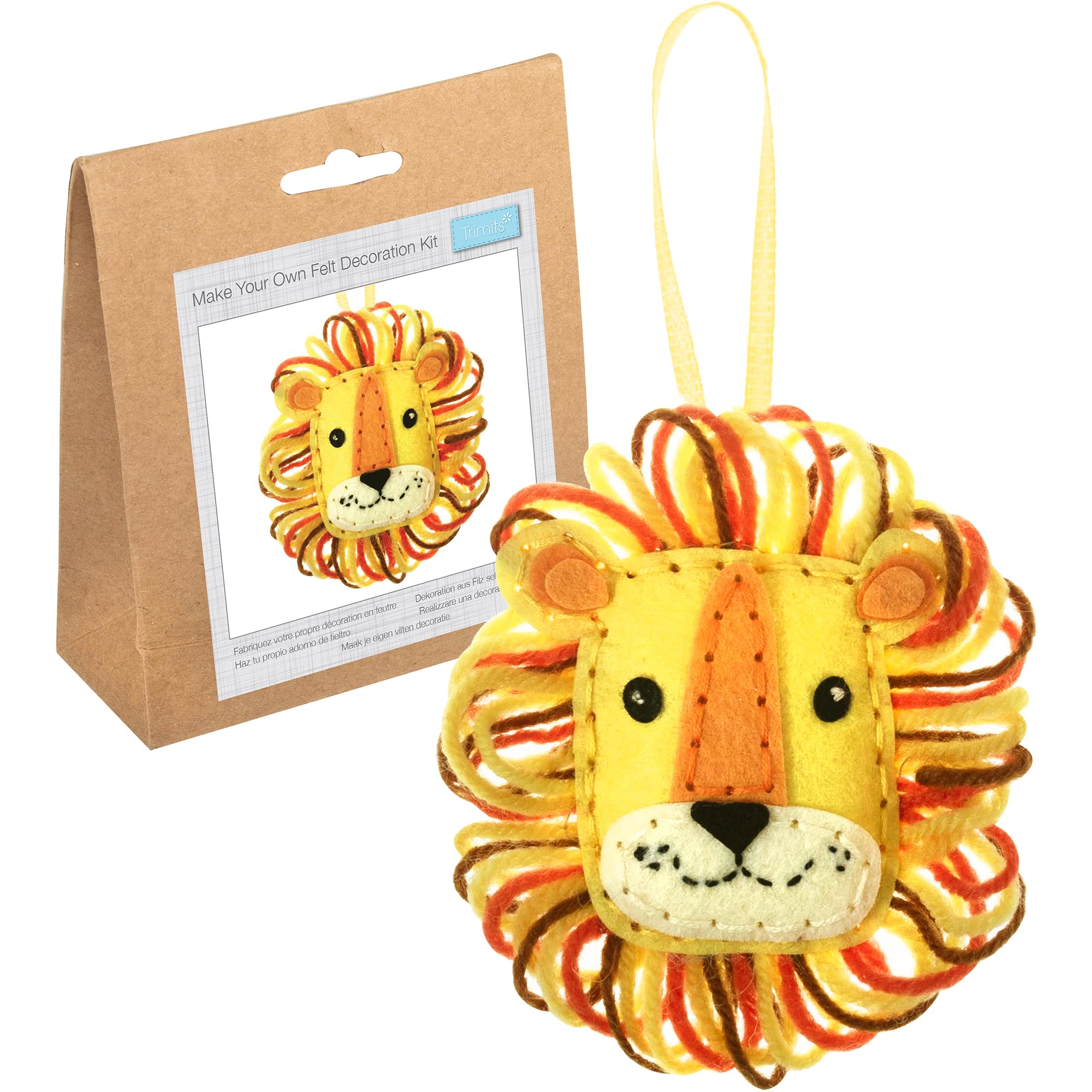 Trimits Felt Decoration Kit, Lion