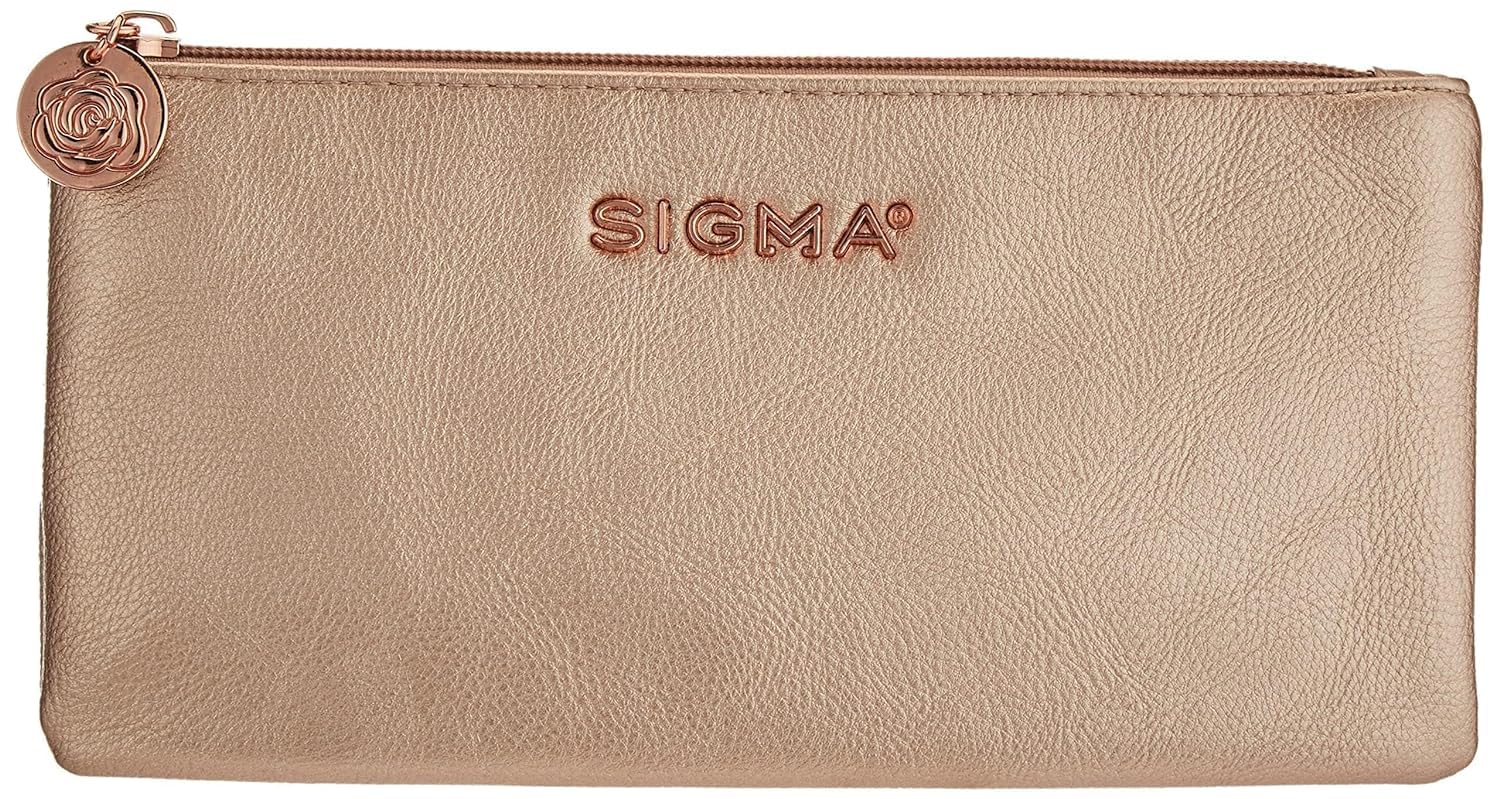 Sigma Beauty Iconic - Juego de 5 brochas de maquillaje y bolsa de maquillaje
