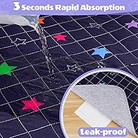 Vista 4 de Paquete de 2 ropa de cama de conejillo de indias, lavable, forro reutilizable para conejillo de indias, impermeable, ropa de cama para jaulas