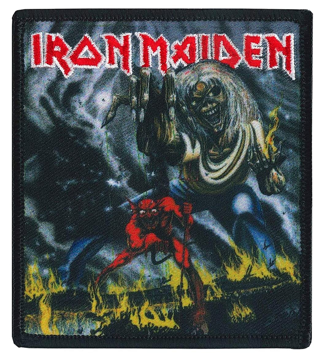C&D Visionary Red, Black Iron Maiden Number Of The Beast Patch,