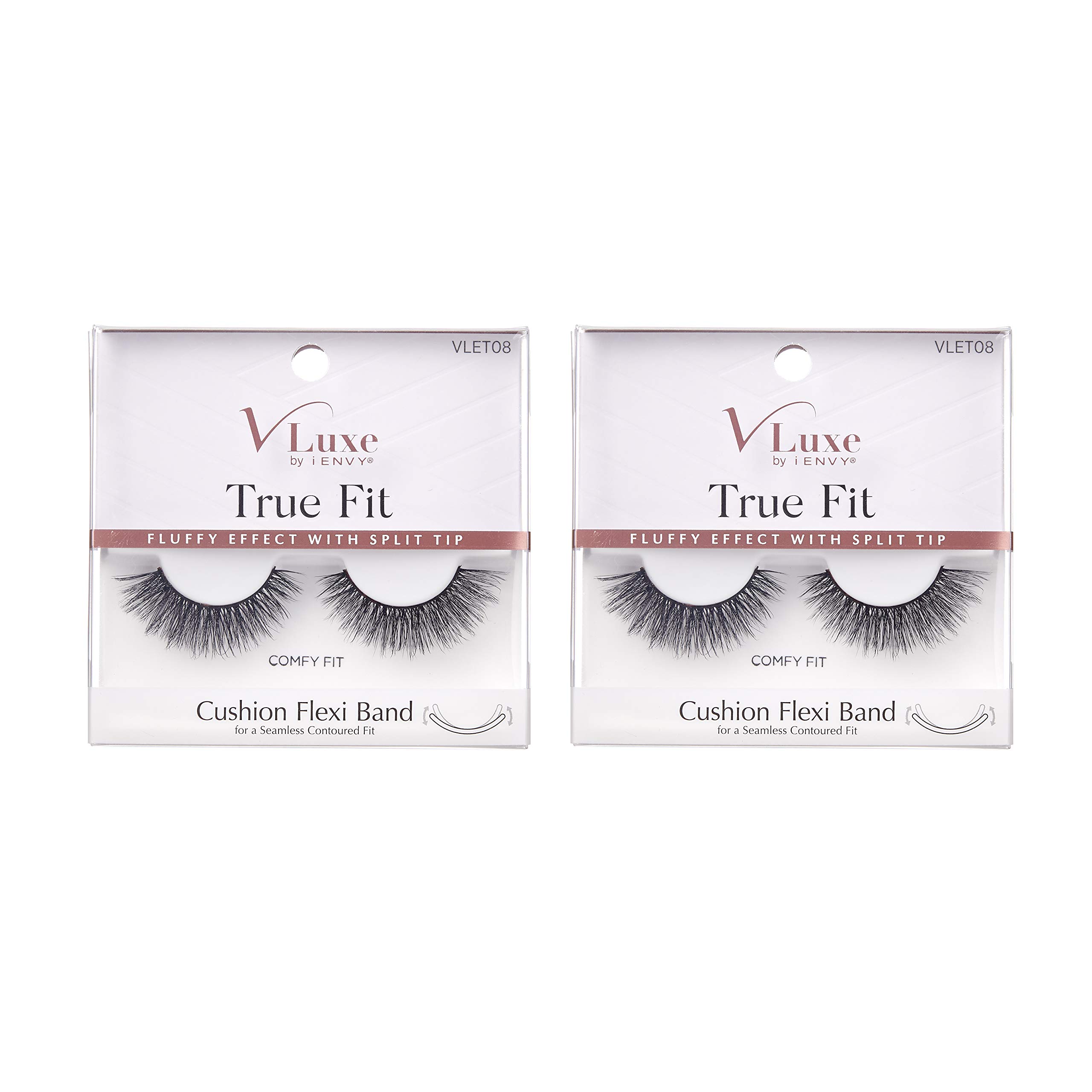 i•ENVY2 Pairs False Eyelashes True Fit Lashes Soft & Natural Volume (Comfy Fit)