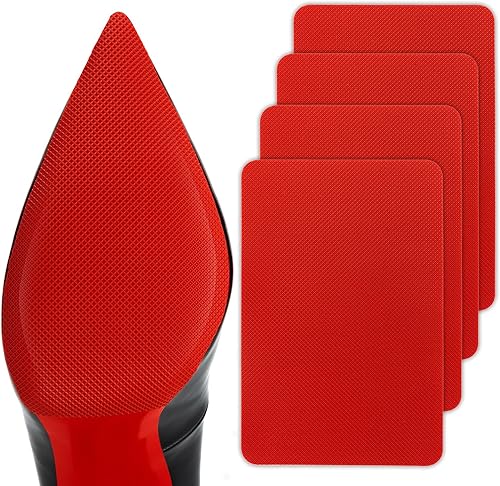 Miniatura 47 de Protector de suela de zapato, 4 protectores autoadhesivos para zapatos de tacón alto, agarres antideslizantes de silicona en la parte inferior