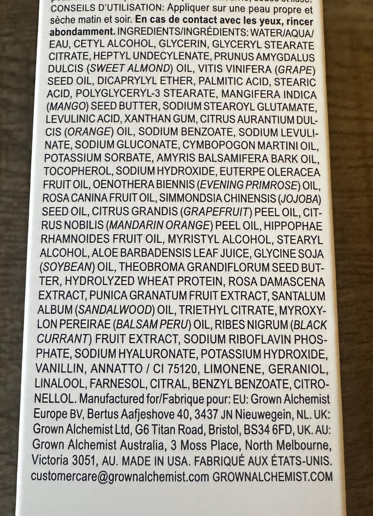 Grown Alchemist Rich Restorative Body Cream. Rosa Damascena, Acai & Pomegranate Nourishing Moisturizer Cream that Repairs and Balances Dry Skin (120mL)