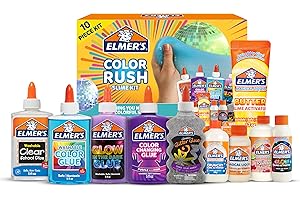 Elmer's Color Rush Slime Kit: Unleash a Rainbow of Slimey Fun