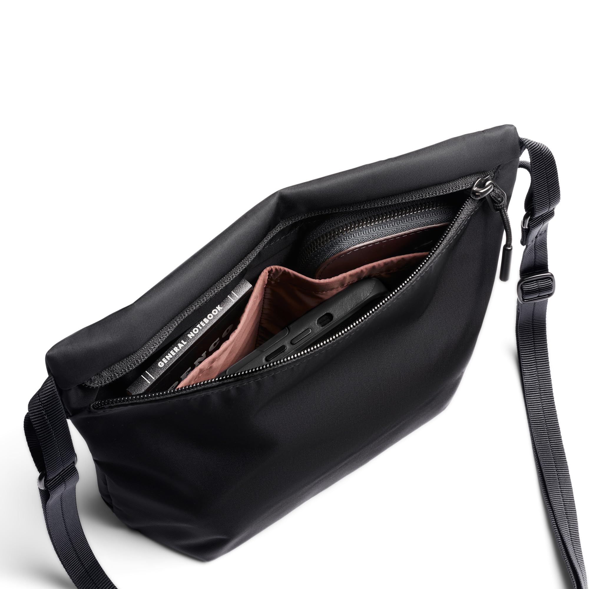 Bellroy Laneway Sacoche (vielseitige, flache Umhängetasche, schlanke Reisetasche für Reisepässe, Telefon und andere Kleinigkeiten) - Ink